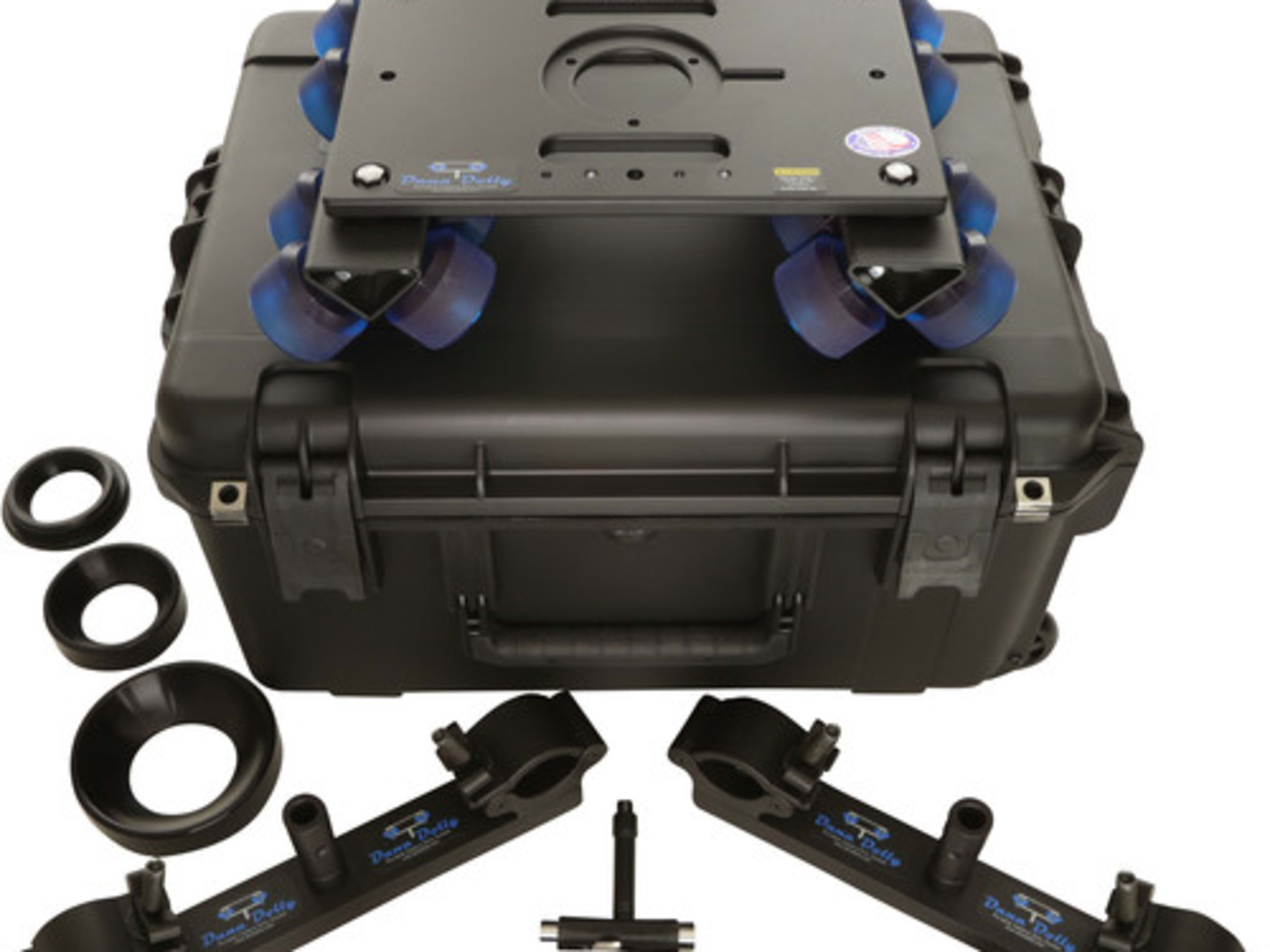 Dana Dolly w/ Rails & American Grip Stands