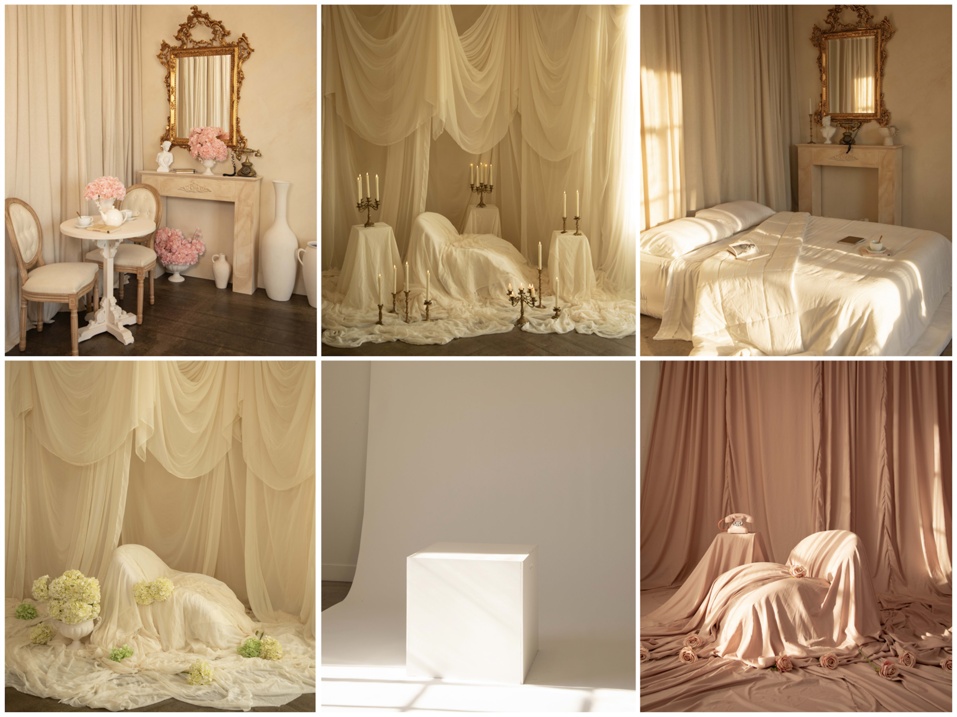 DTLA Ethereal Golden Hour Natural Light Studio & White Seamless Image in Central LA, Los Angeles, CA