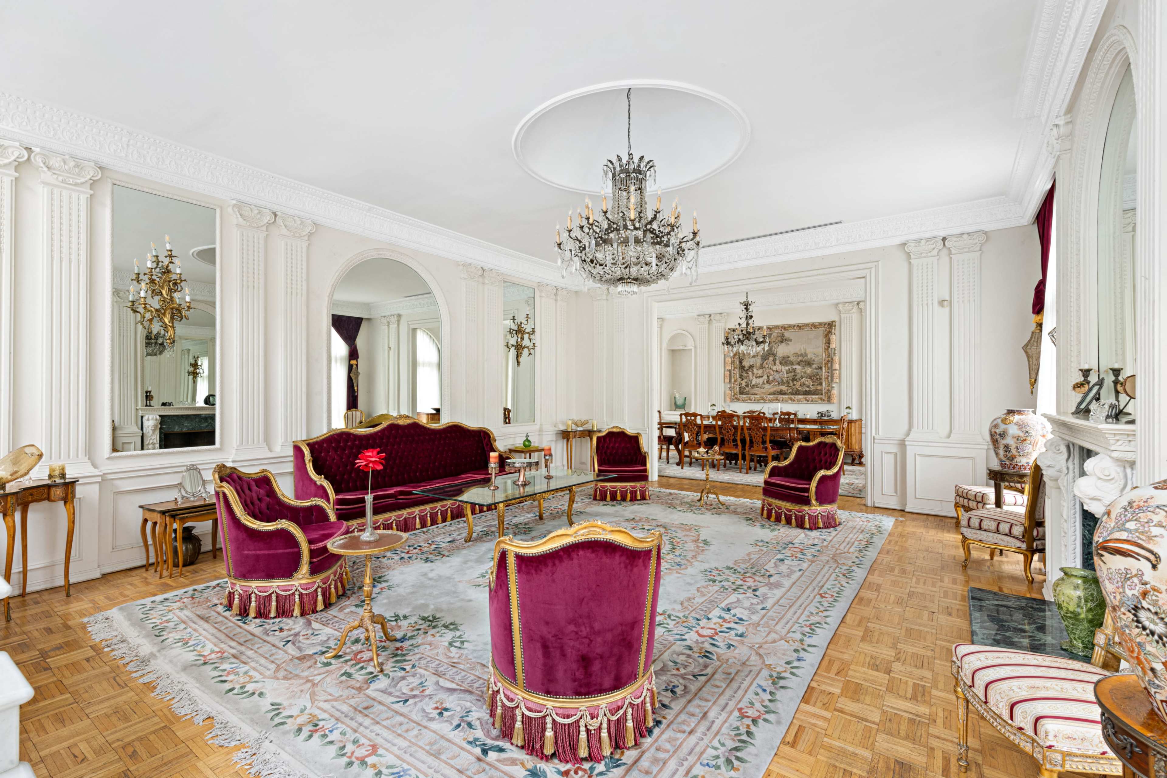 Ancient Greek & Persian Style White Mansion with Natural Light Image in Northridge, Northridge, CA