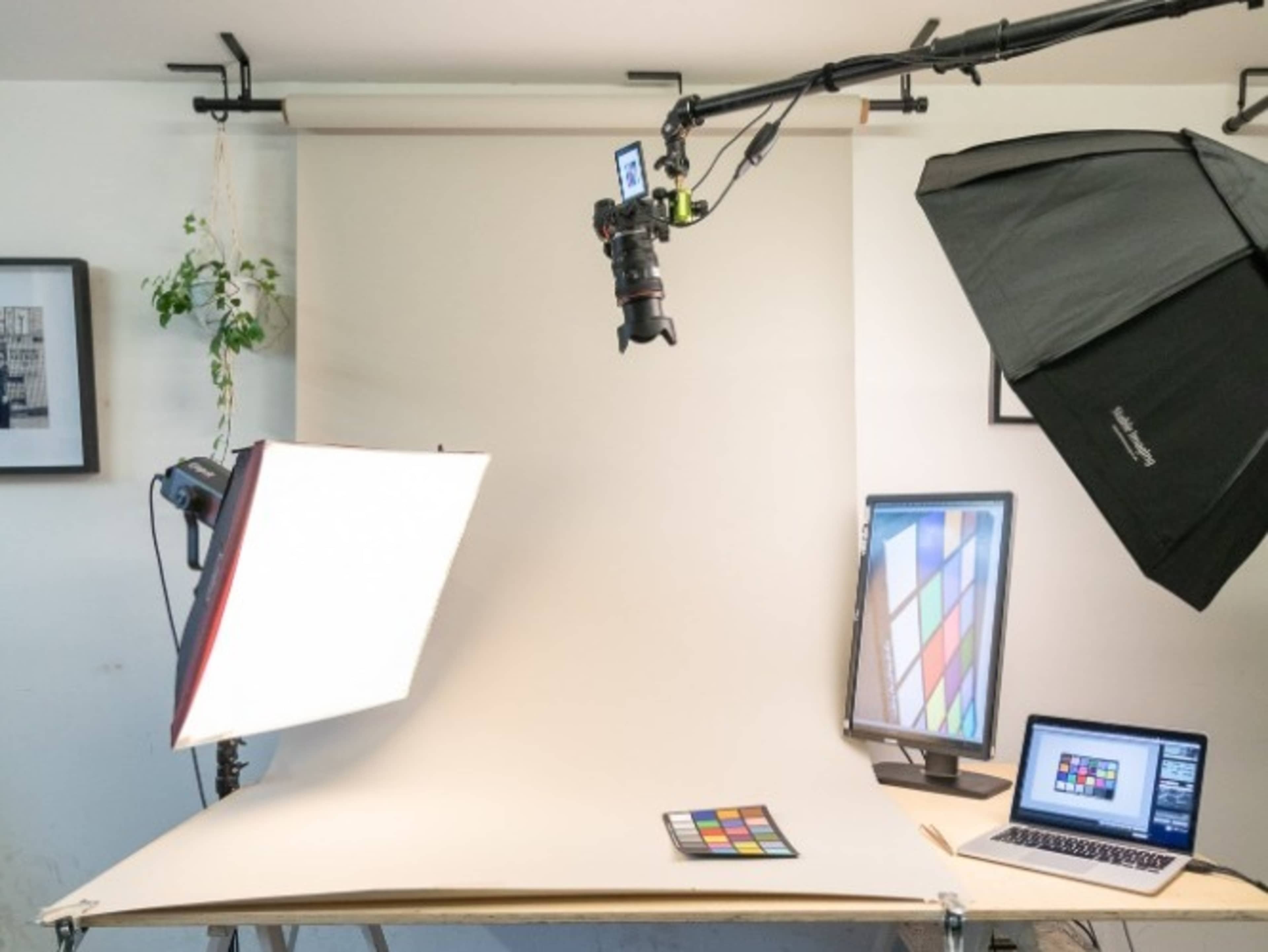 Still life shooting set-up 