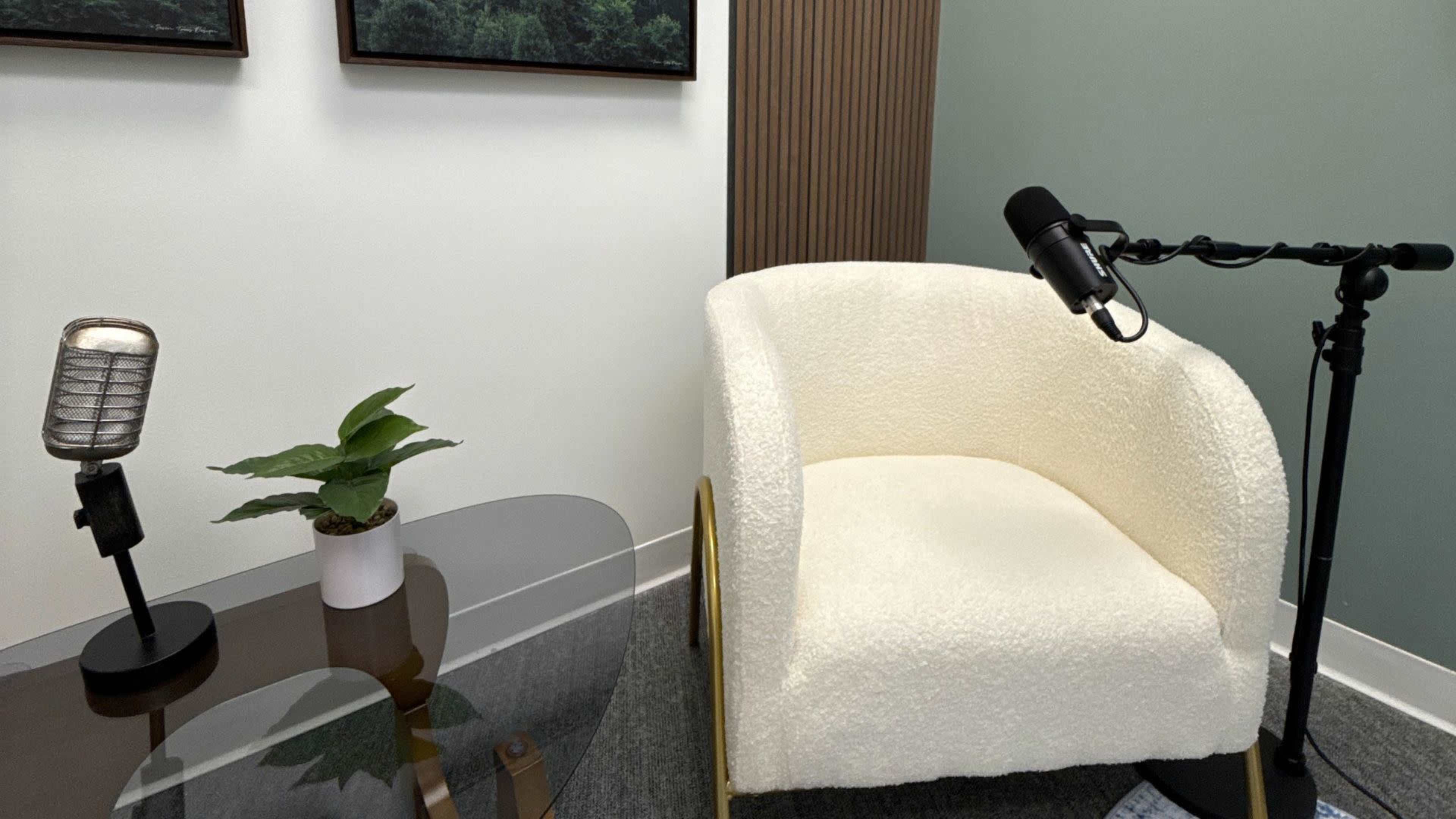 Downtown Fort Worth Podcast Studio - 2 Cameras Image in Sundance Square, Fort Worth, TX