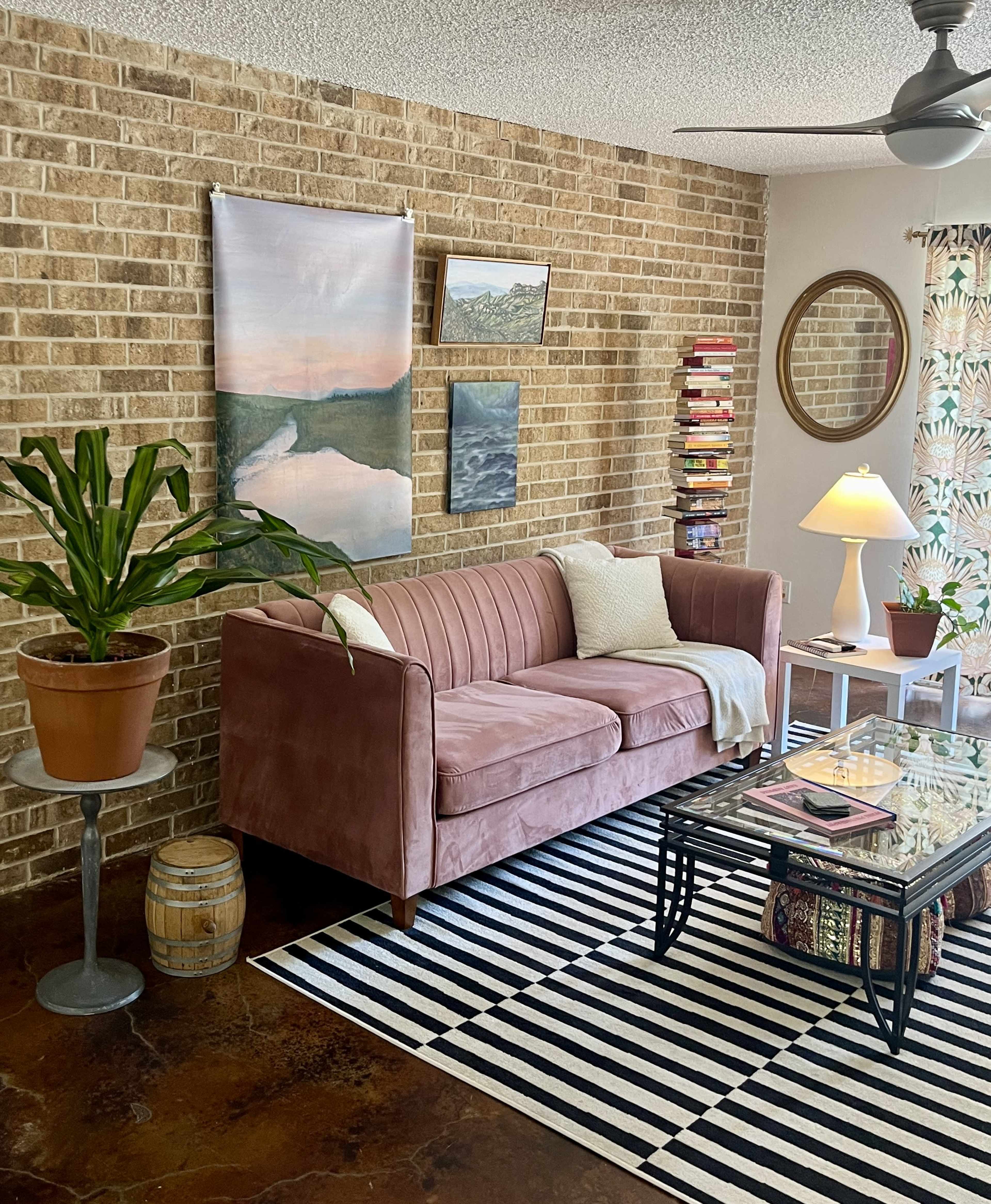 Artist Loft on South Congress with Exposed Brick Wall Image in Bouldin Creek, Austin, TX