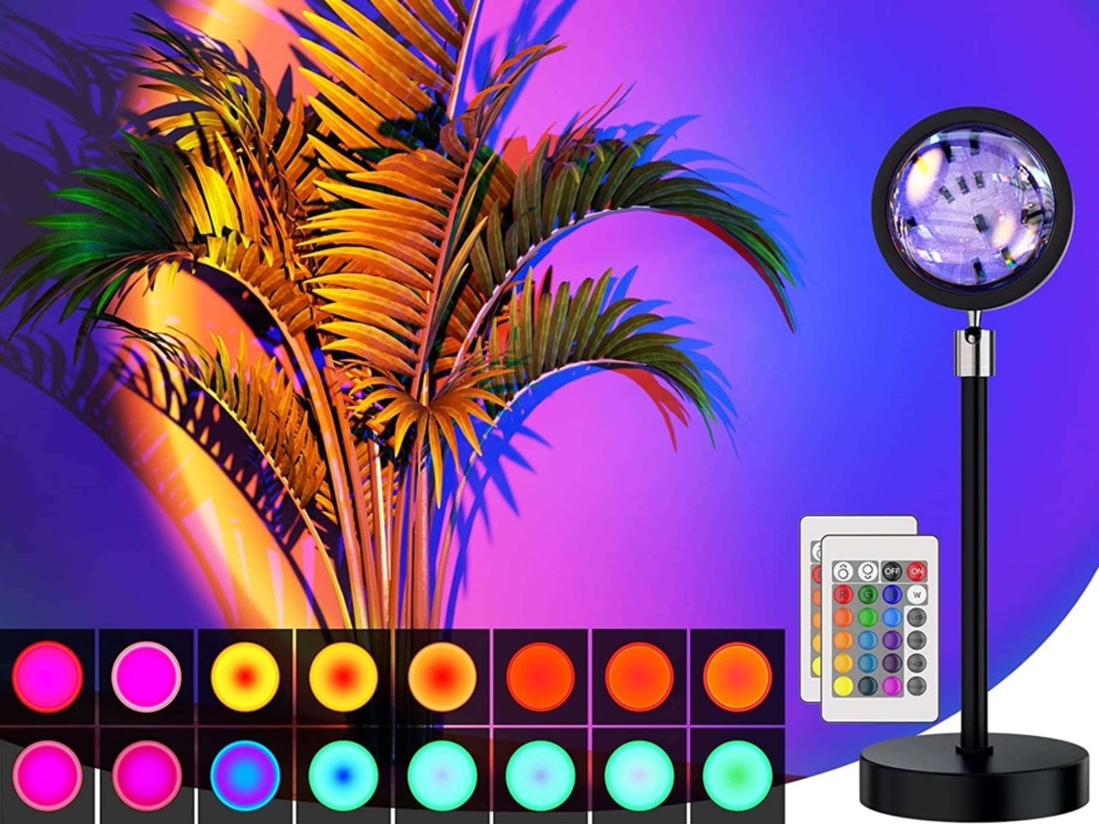 16 Color Sunset Projection Lamp