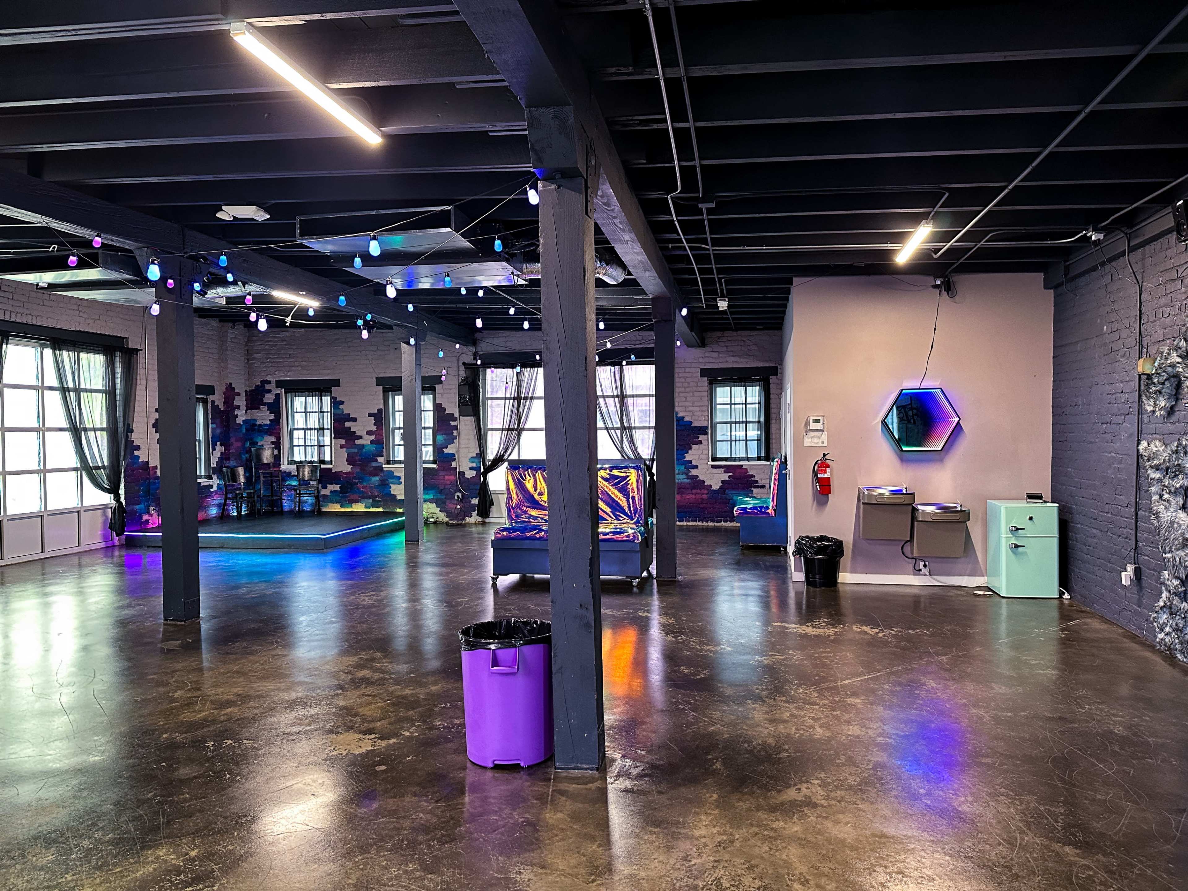 Vibrant, colorful, open plan, multi-use event space Image in Blackwell, Richmond, VA
