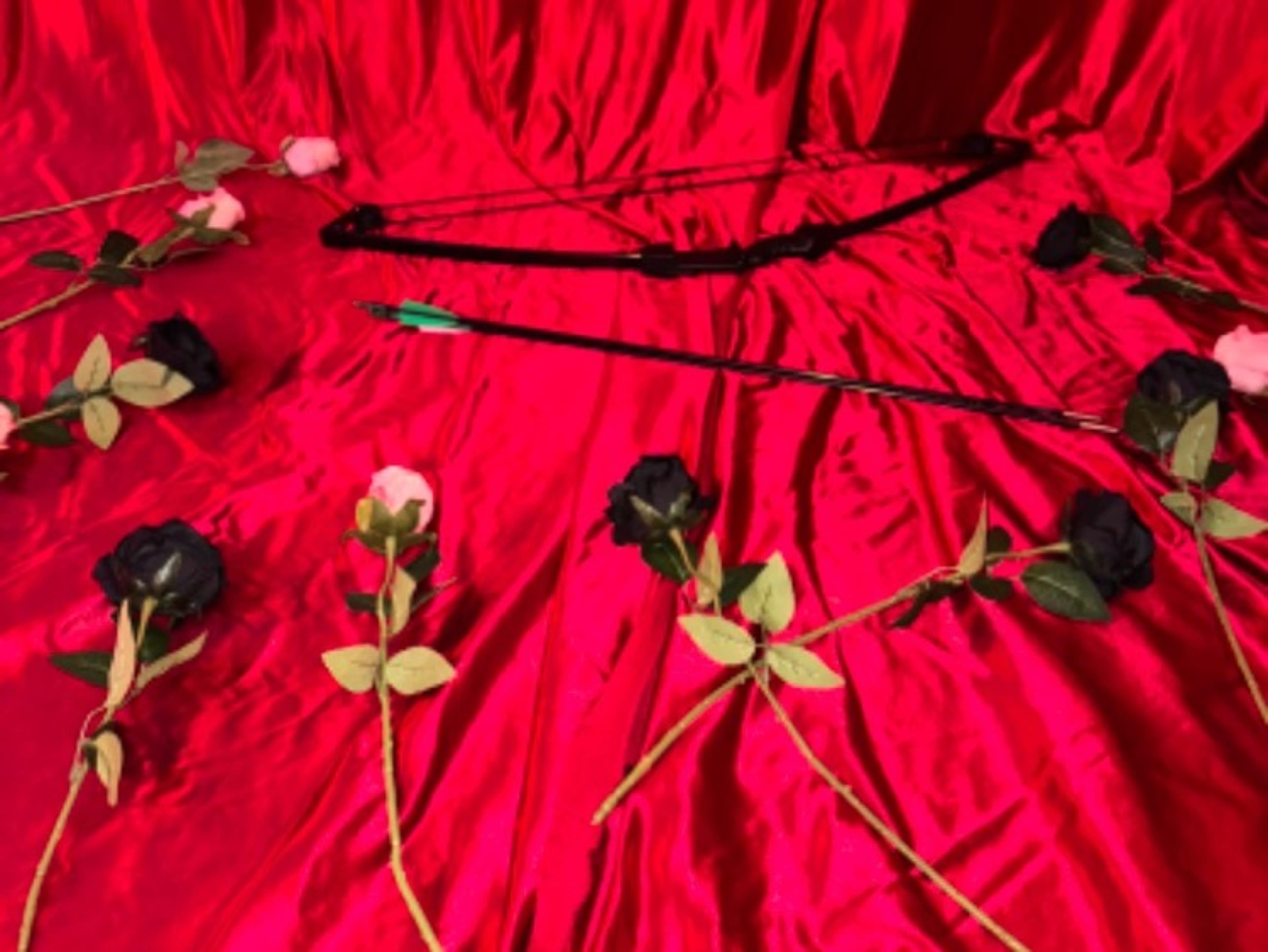 Black Cupids Bow & Arrow