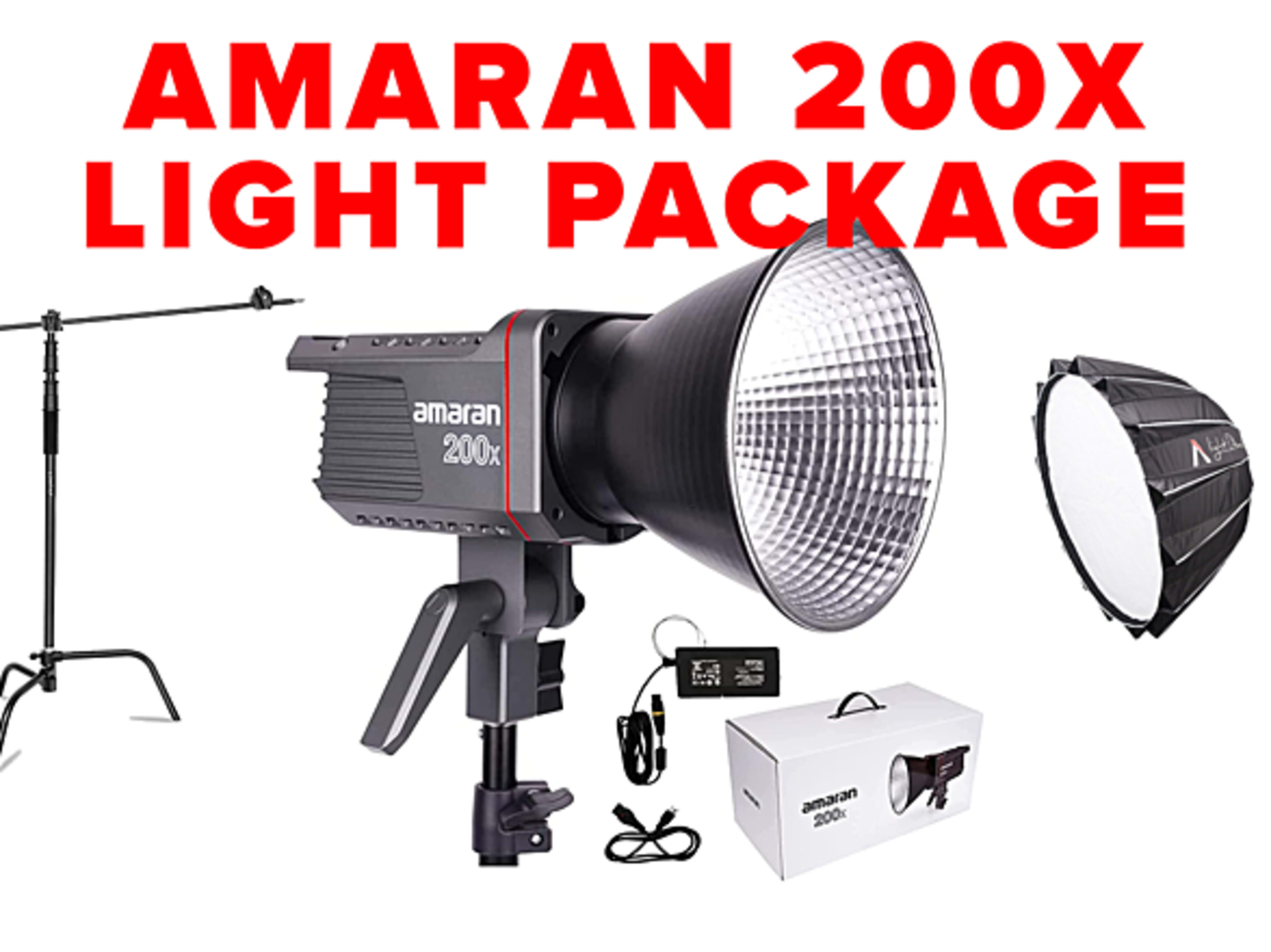 Video & Photo Light - Amaran 200x Lighting Package