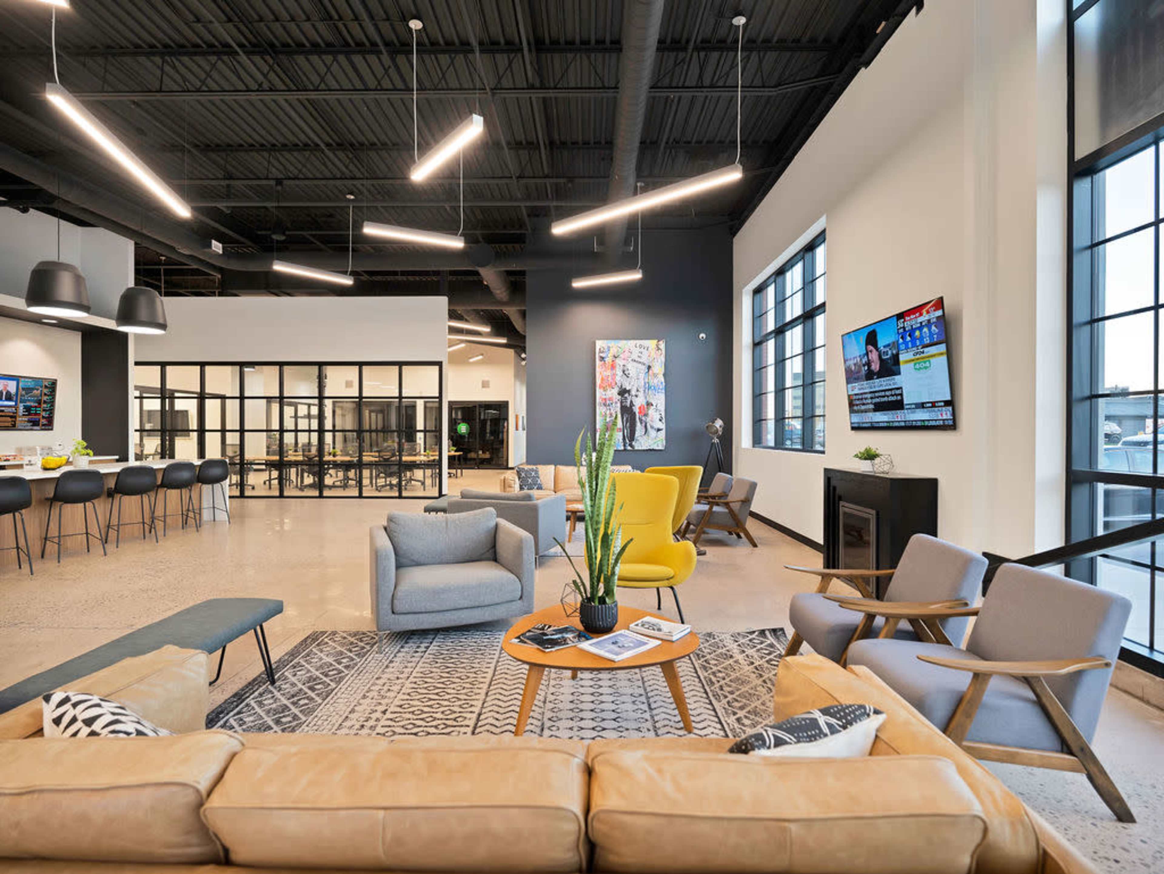 Modern Open Concept Lounge/Cafe Image in Oakville, Oakville, ON