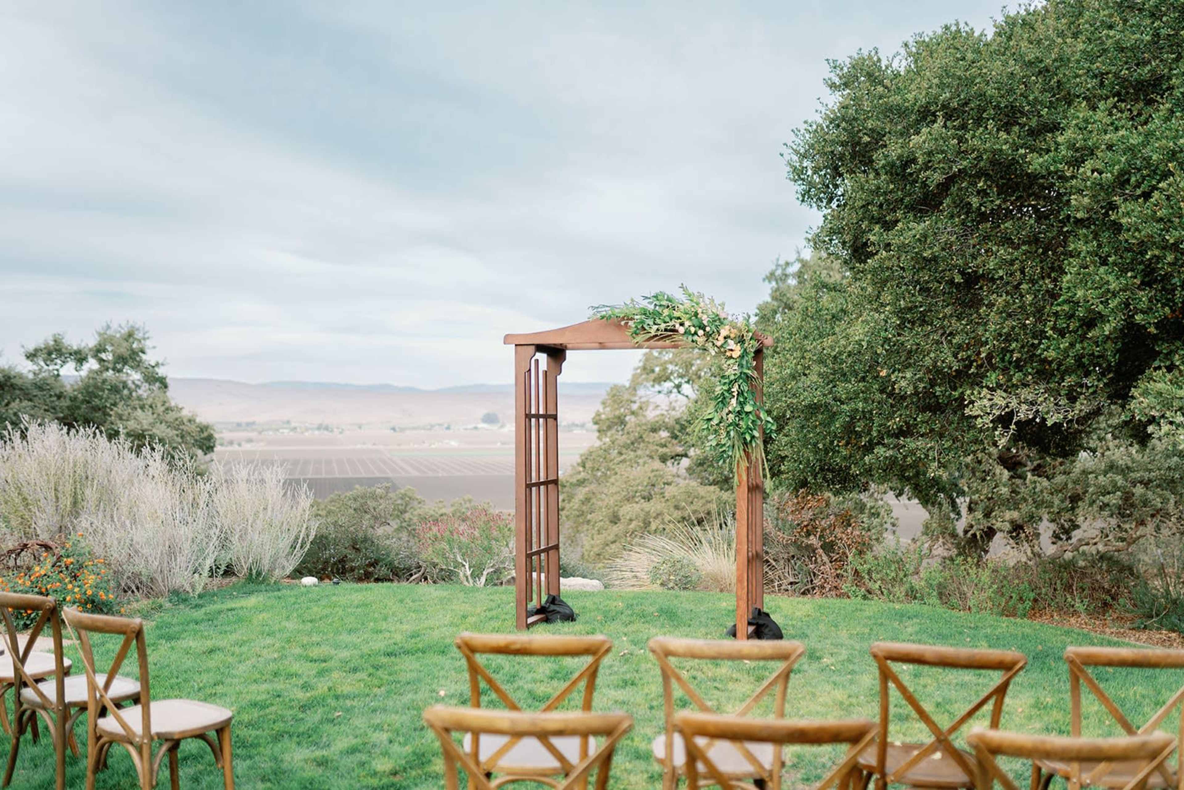 Intimate event space with gardens located on a working ranch Image in , San Juan Bautista, CA