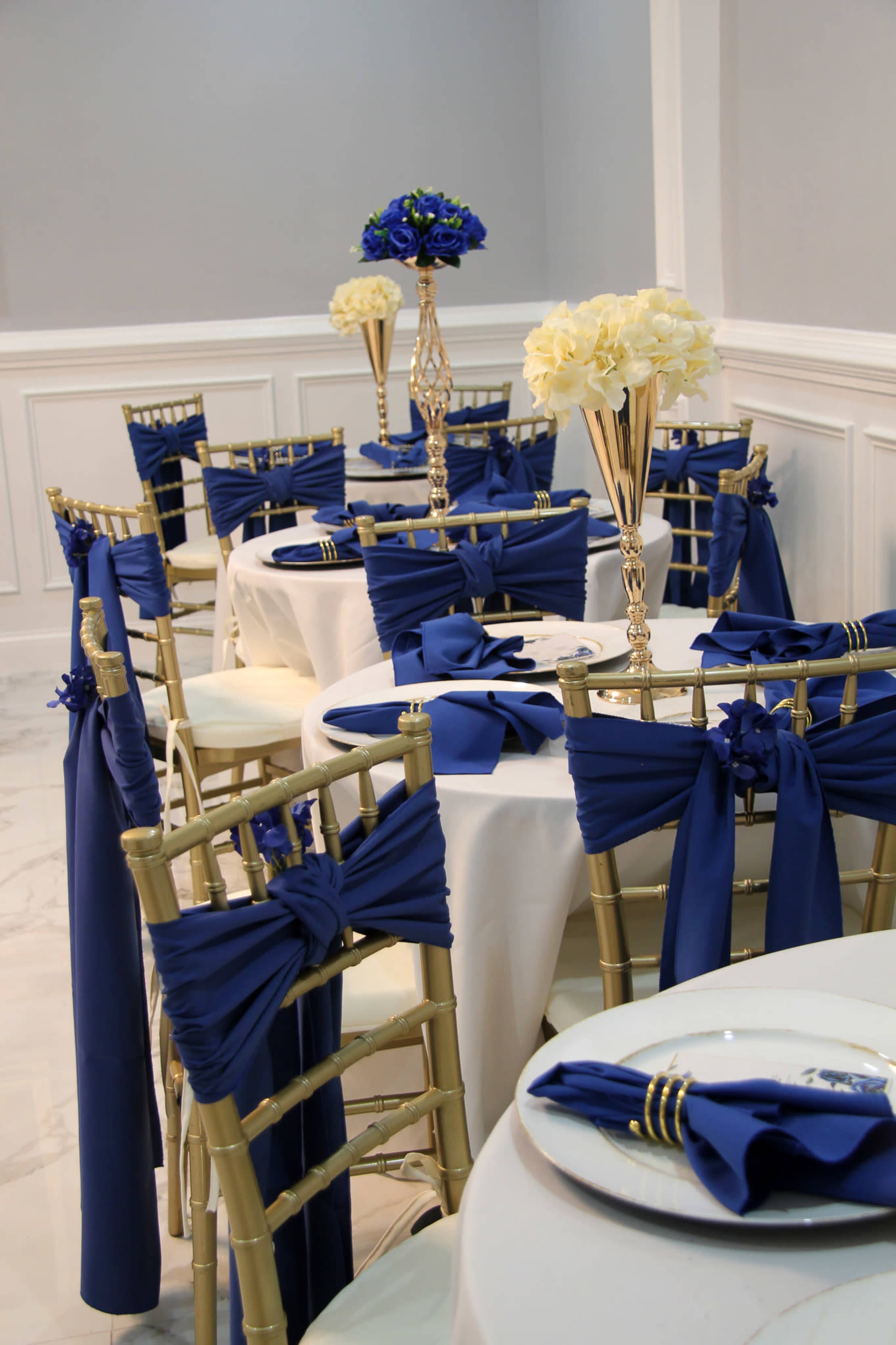 Indoor/outdoor event space with elegant room and private patio along the side of a restaurant. Image in , Decatur, GA