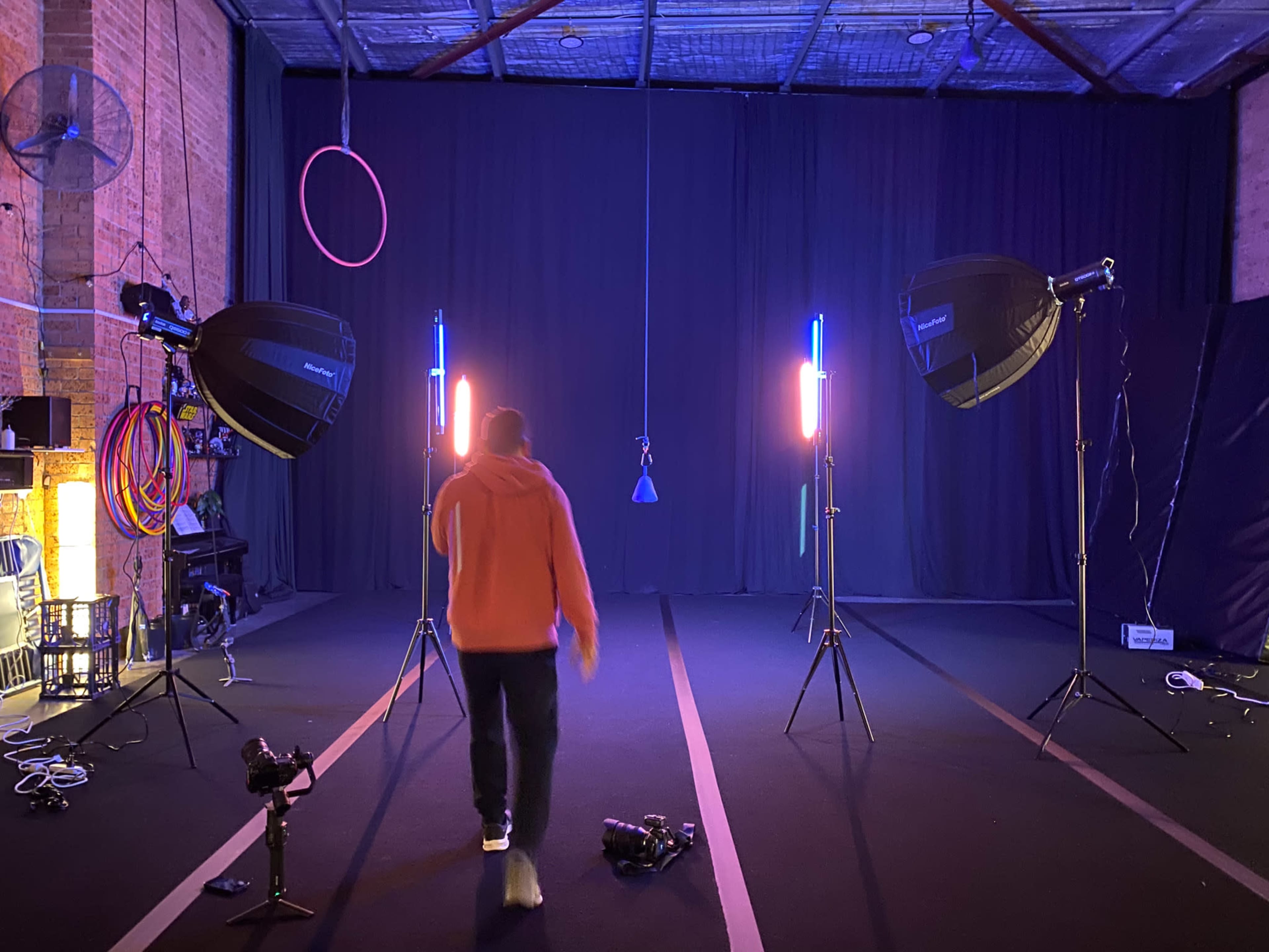 Large Open Plan Circus Aerials Studio Image in Botany, Botany, NSW