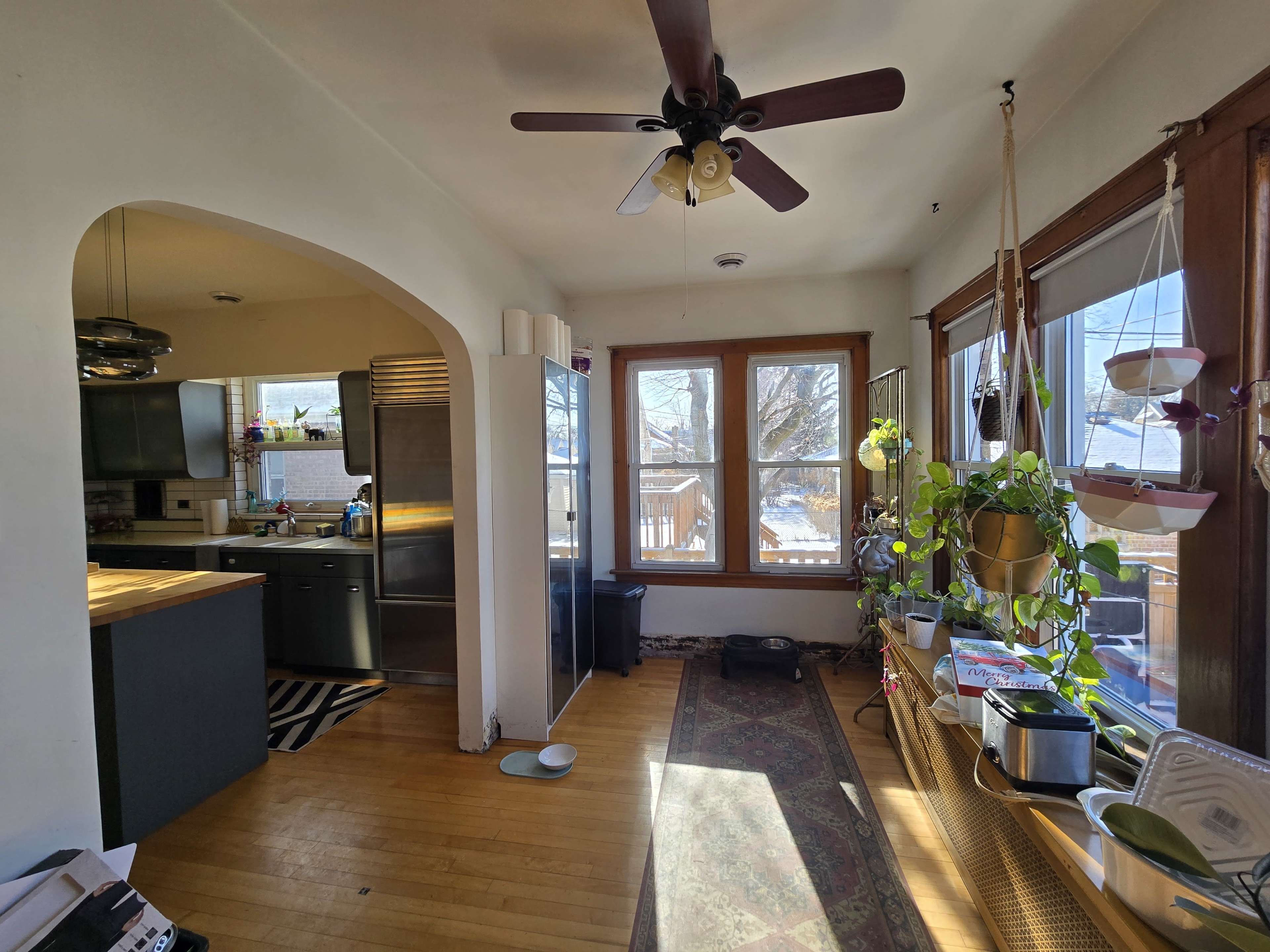 Vintage Bungalow in Berwyn. Full of Wallpaper with Retro Basement Image in Berwyn Township, Berwyn, IL