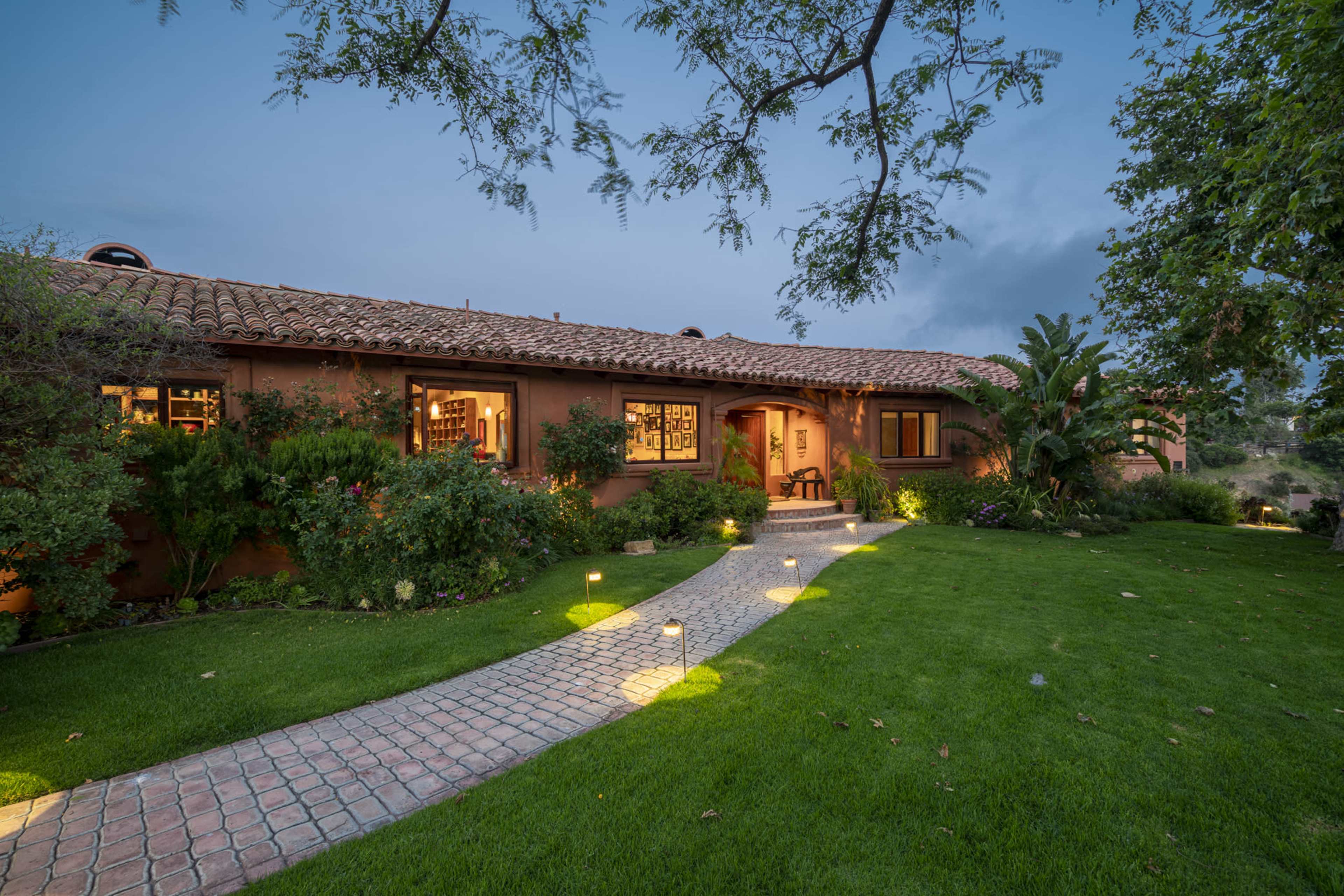 Beautiful 15 Acre Gated Mediterranean Estate With Gorgeous Views Image in Topanga, Topanga, CA