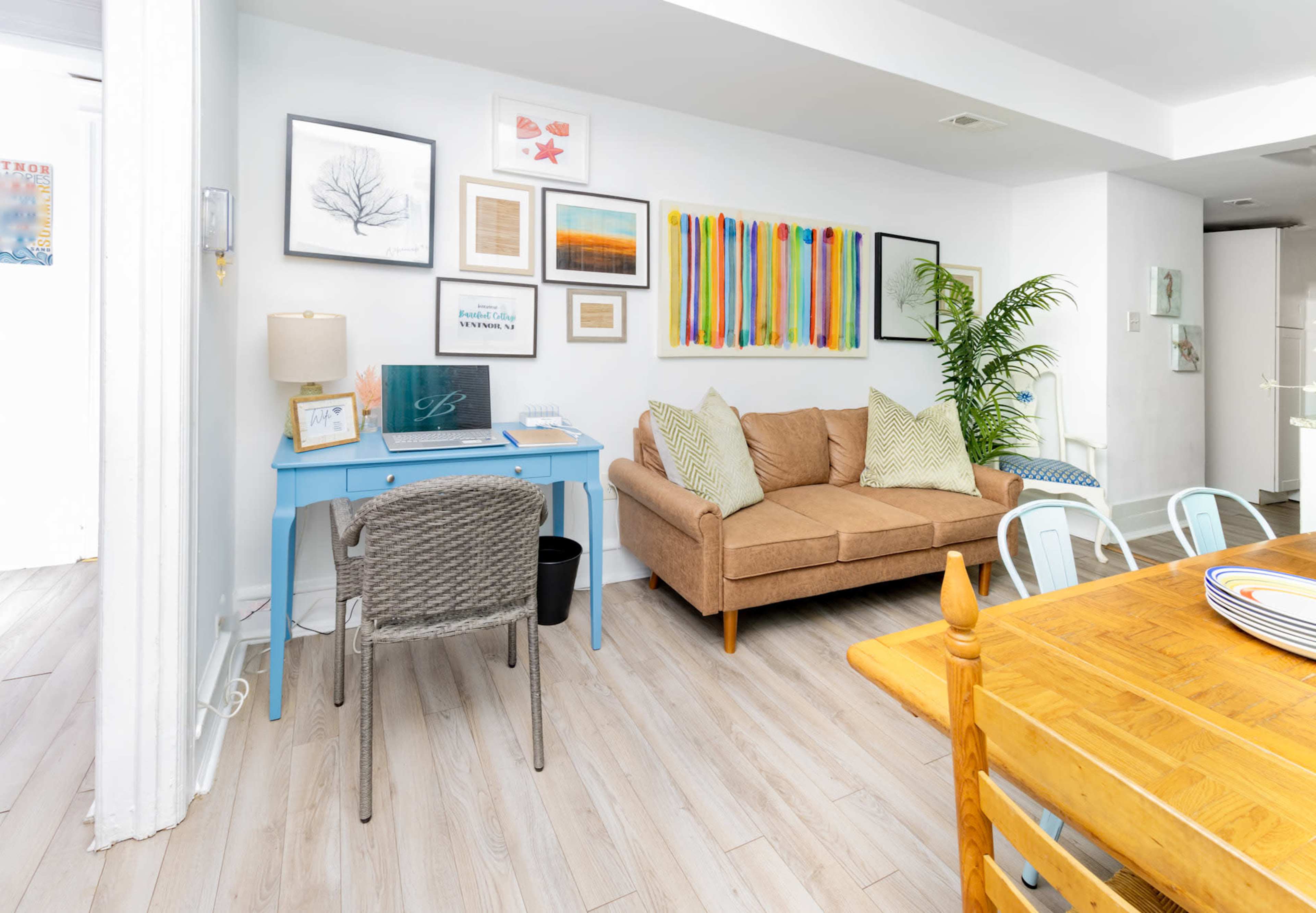 Beachside Duplex with Spacious Yard & Custom Mural Near Atlantic City Image in Ventnor City, Ventnor, NJ