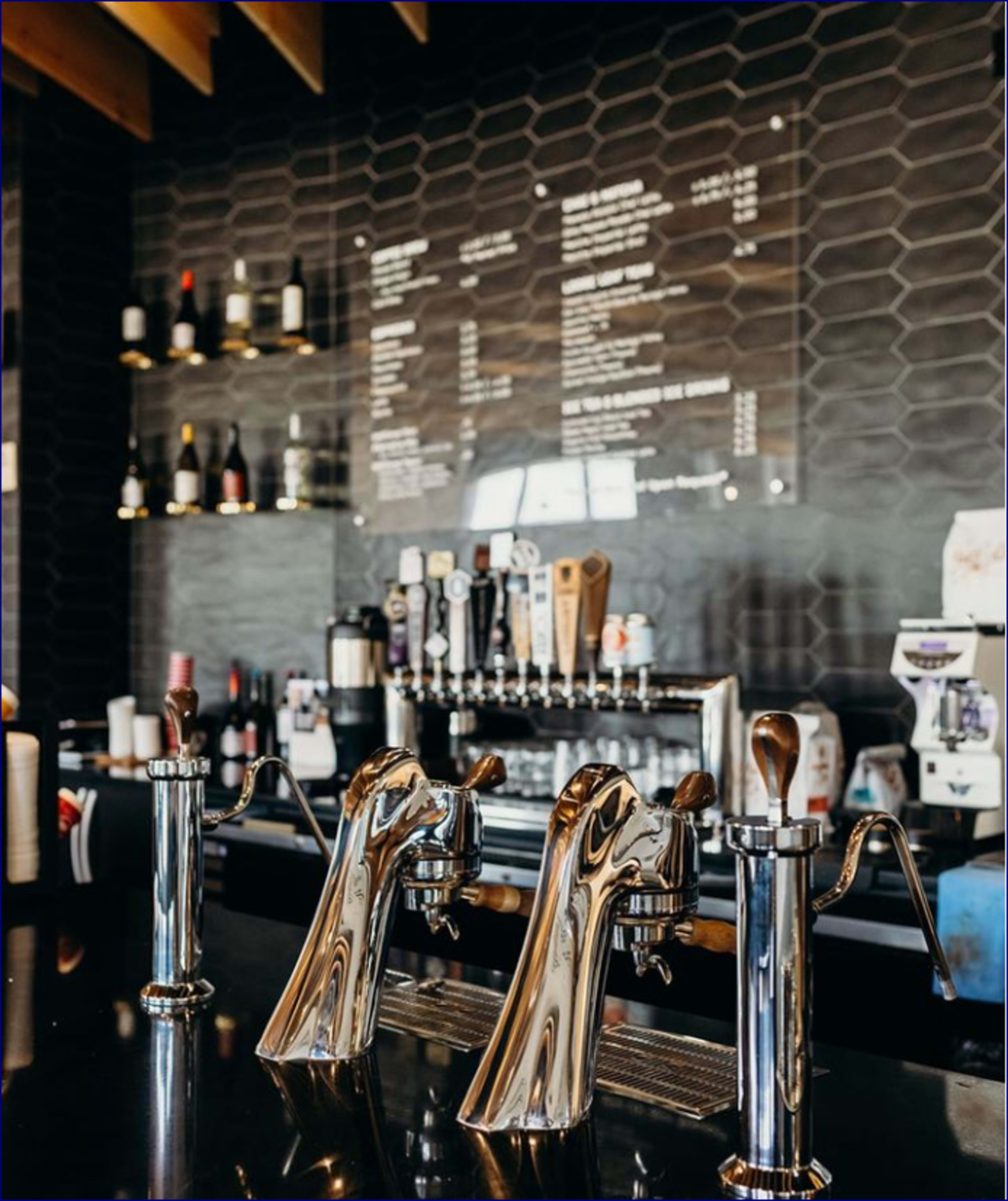 Modern Coffee Studio with Bar and Patio Space Image in George Mixon, FRISCO, TX