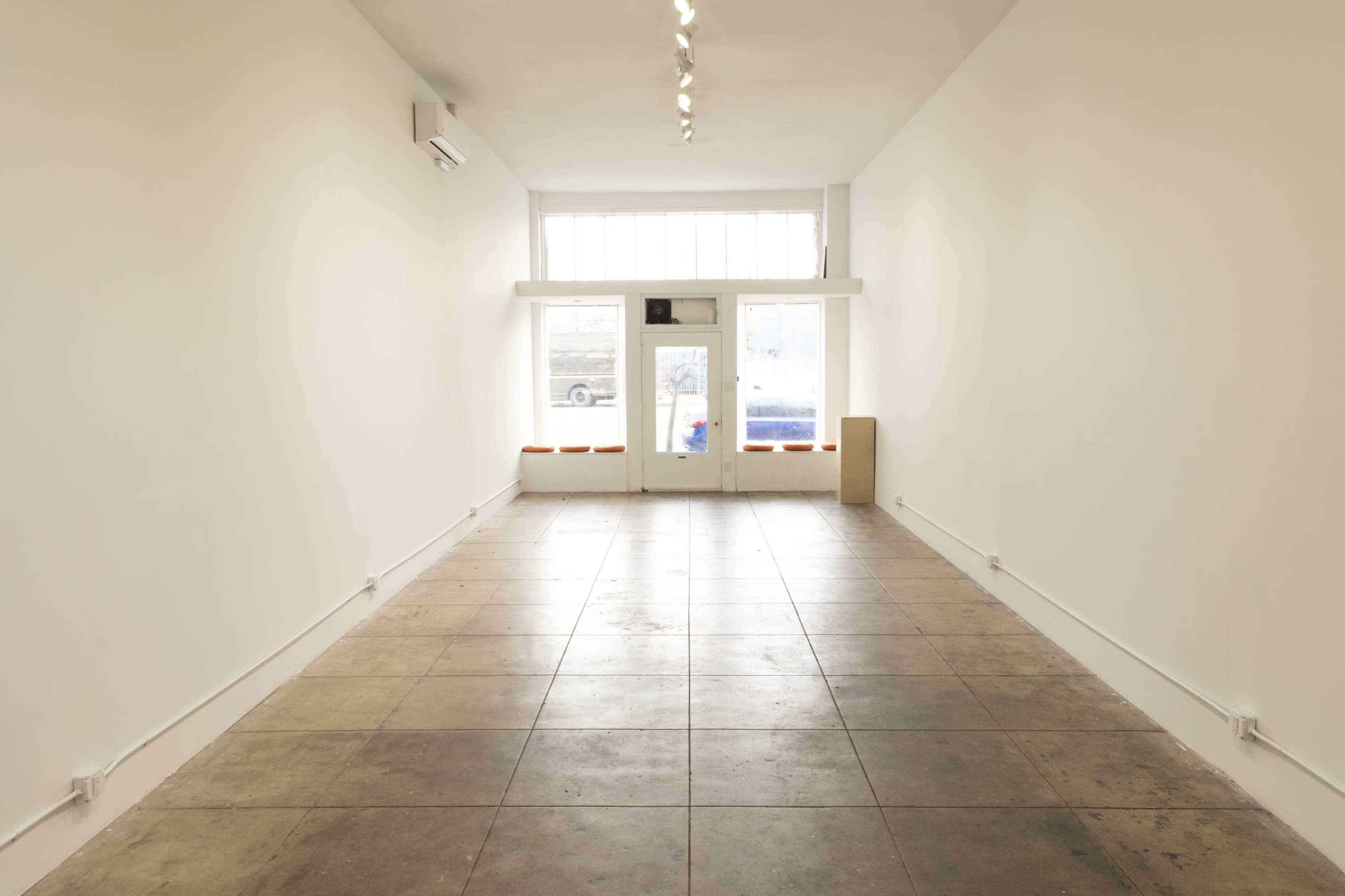 Lofty and sleek gallery and pop-up event space featuring an outdoor patio Image in Central LA, Los Angeles, CA