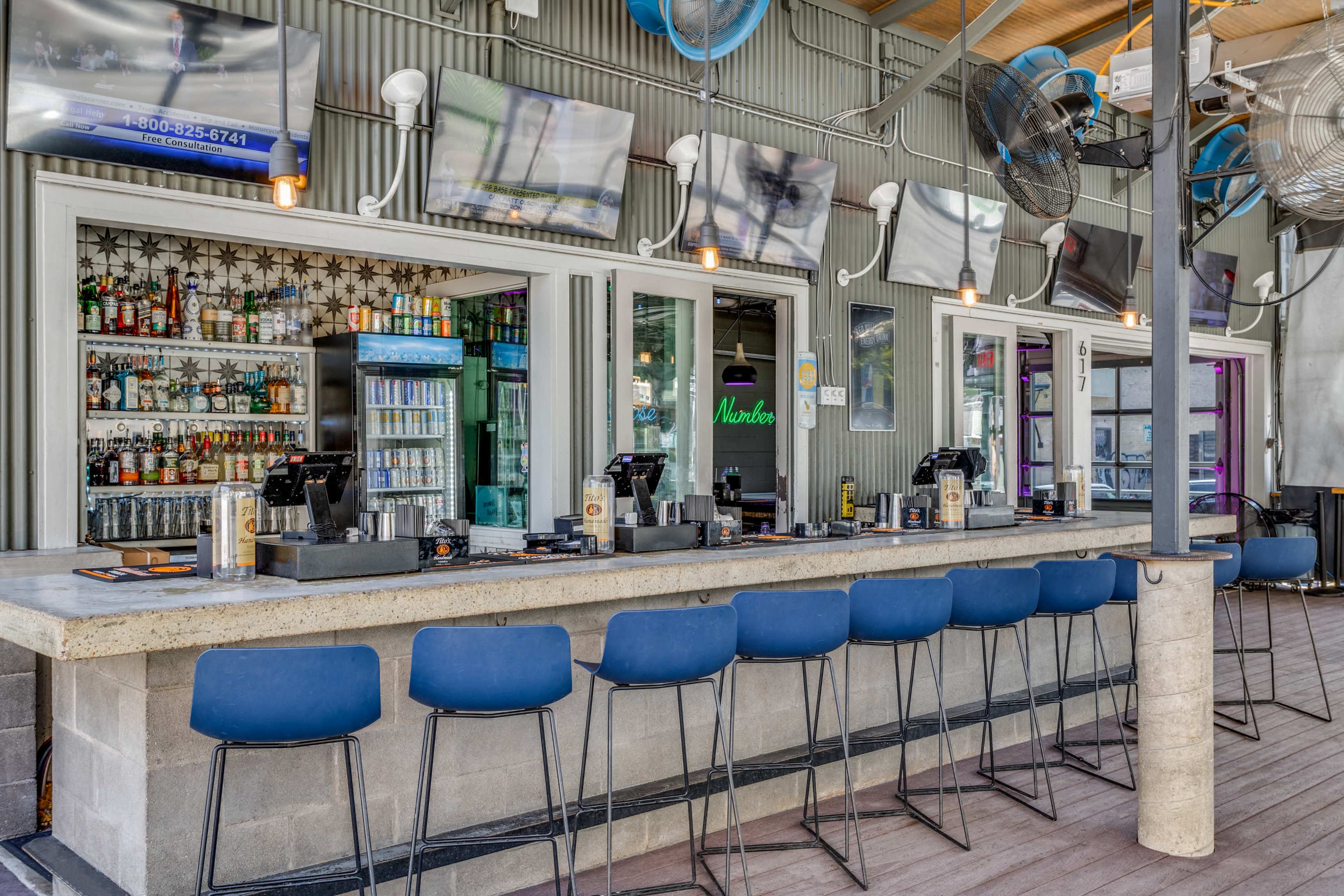 West 6th Bar with Covered Patio & Downtown Skyline Views Image in Downtown Austin, Austin, TX