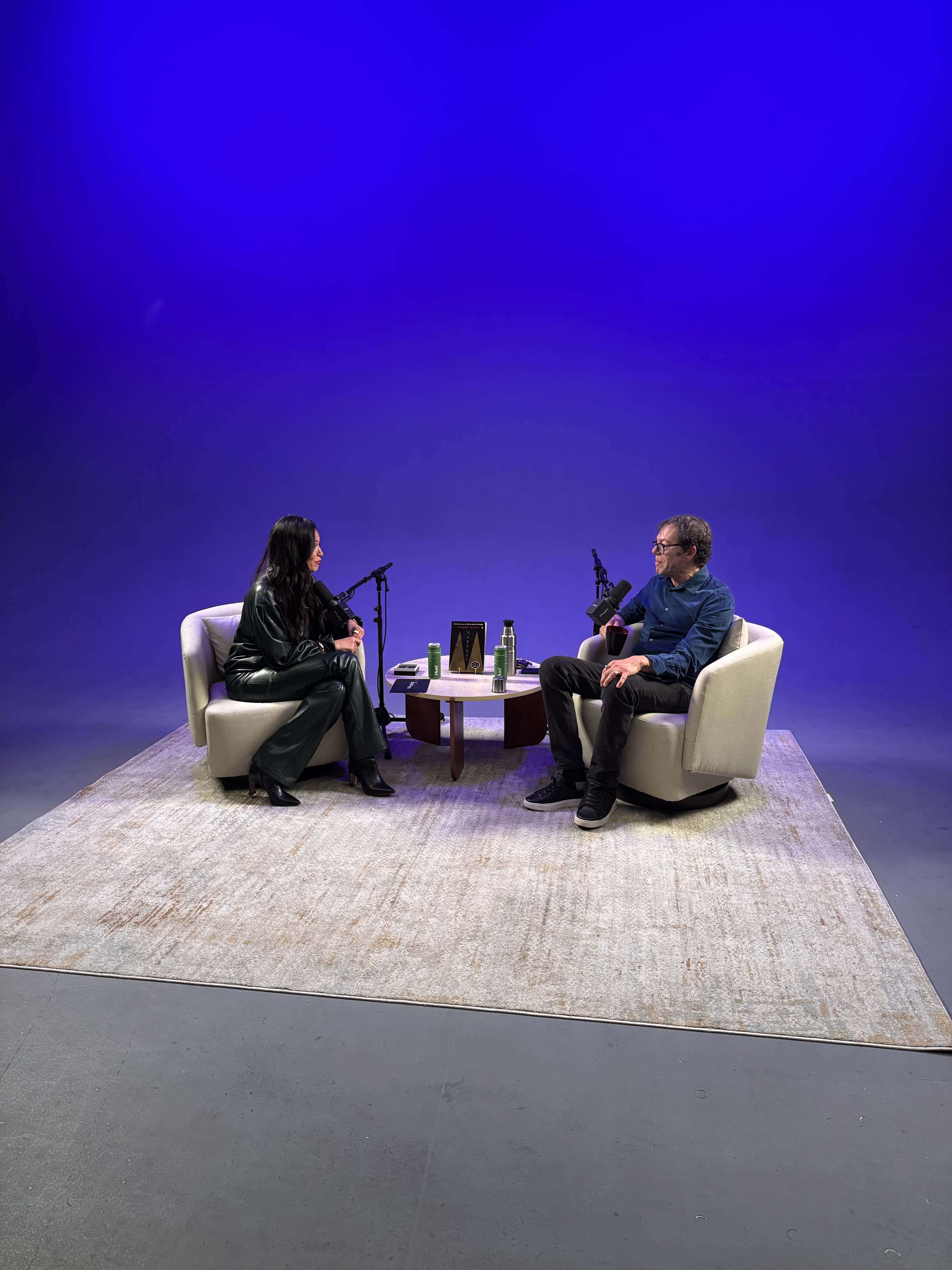 Podcast video shoot