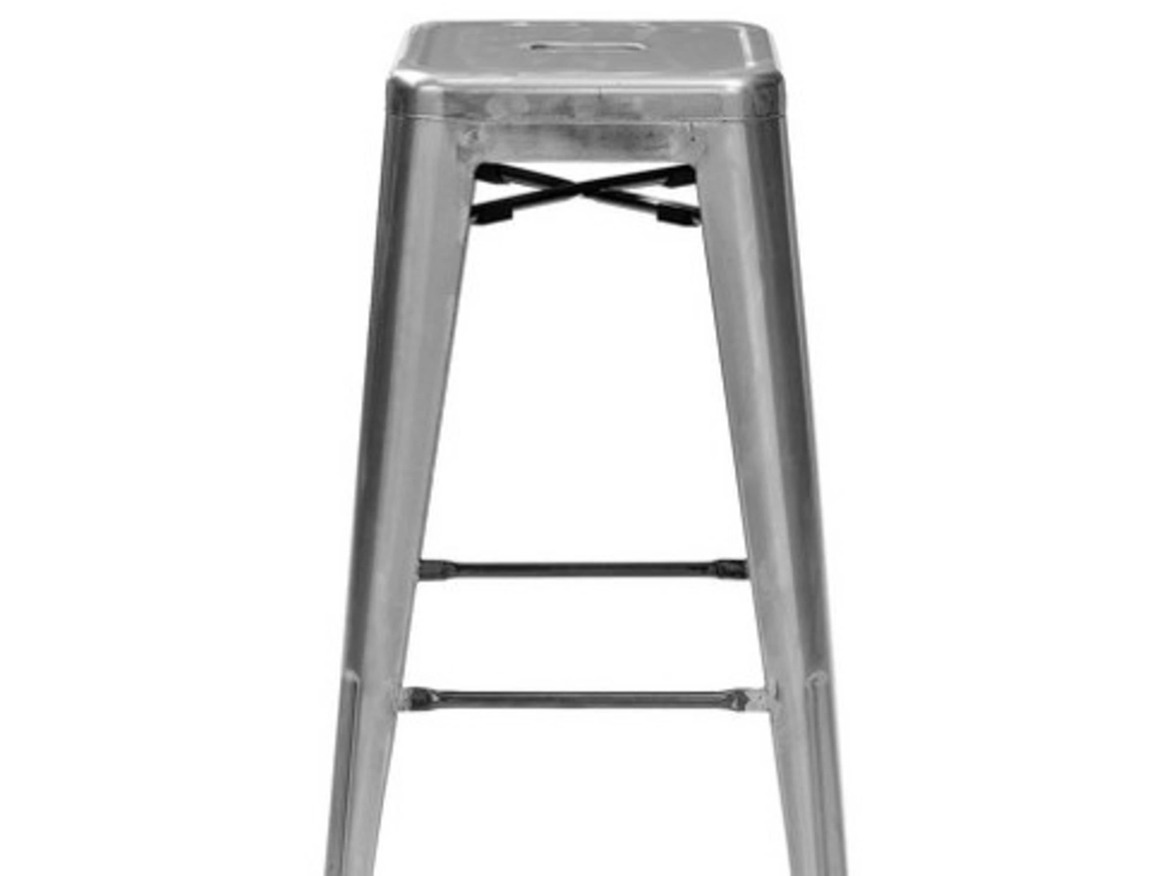 Galvanized Metal Bar Stools 