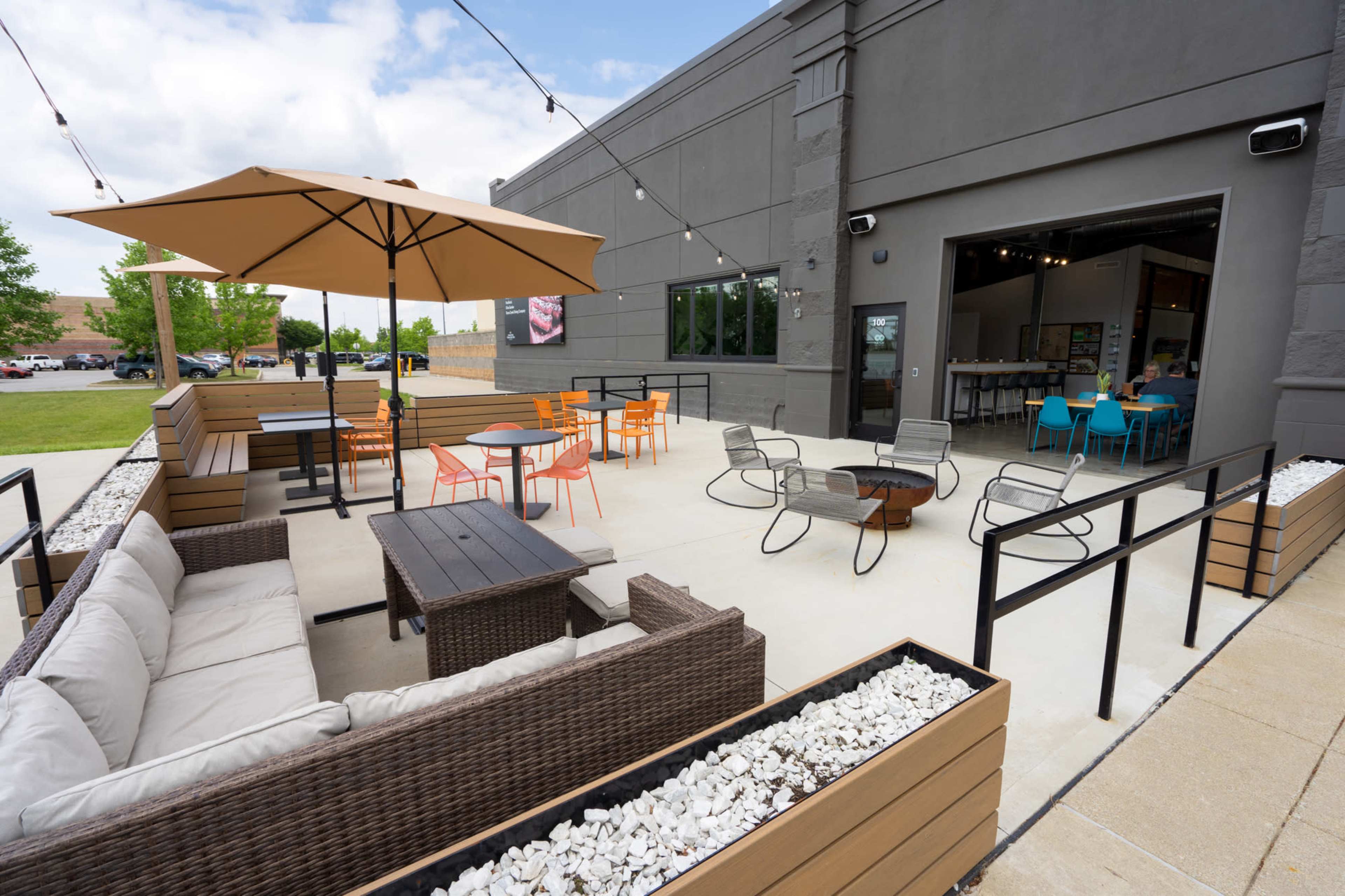 Spacious Inside/Outside Event Space with Patio and Fire Pit Image in Fall Creek Township, Noblesville, IN
