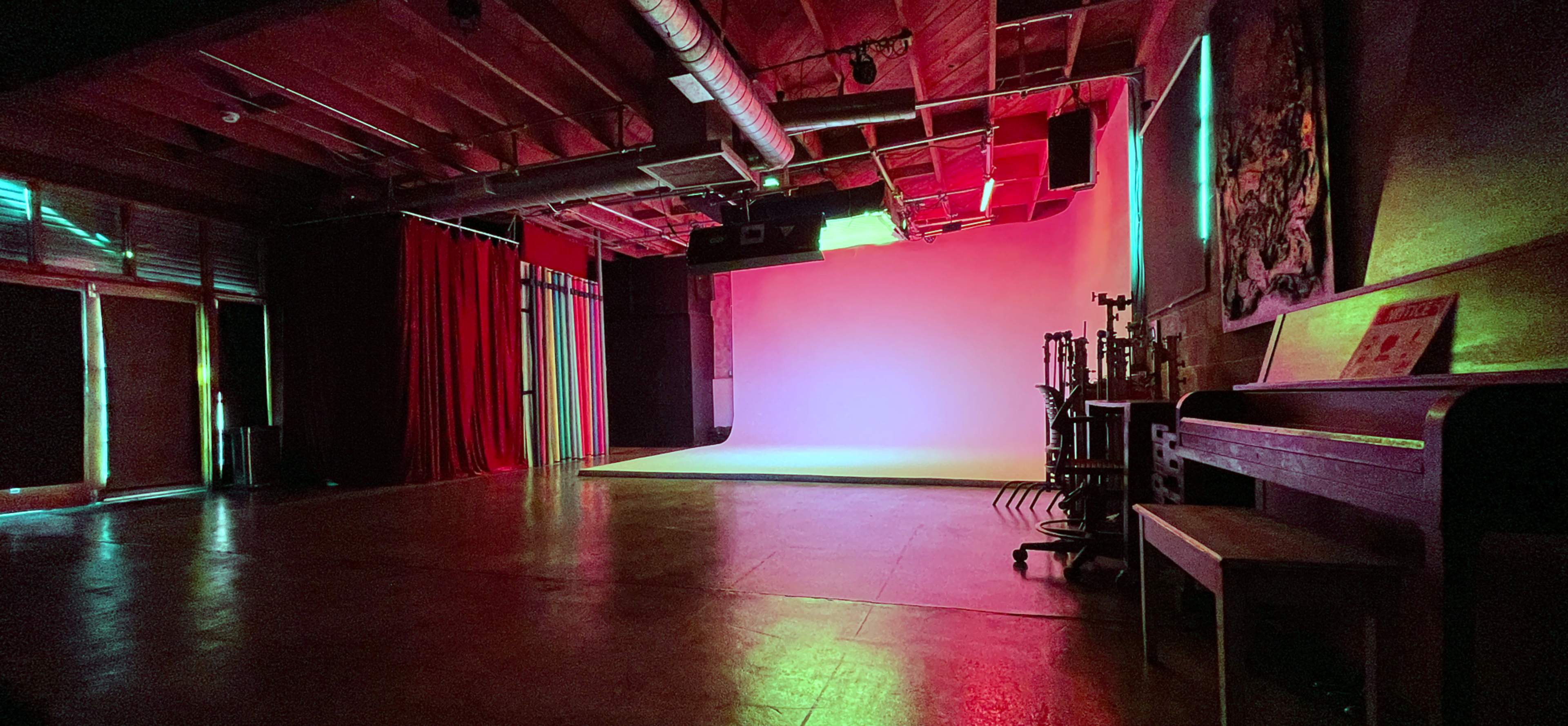 Pre-Lit RGB Cyclorama - Ground Floor Studio in Eagle Rock. Image in Northeast Los Angeles, Los Angeles, CA