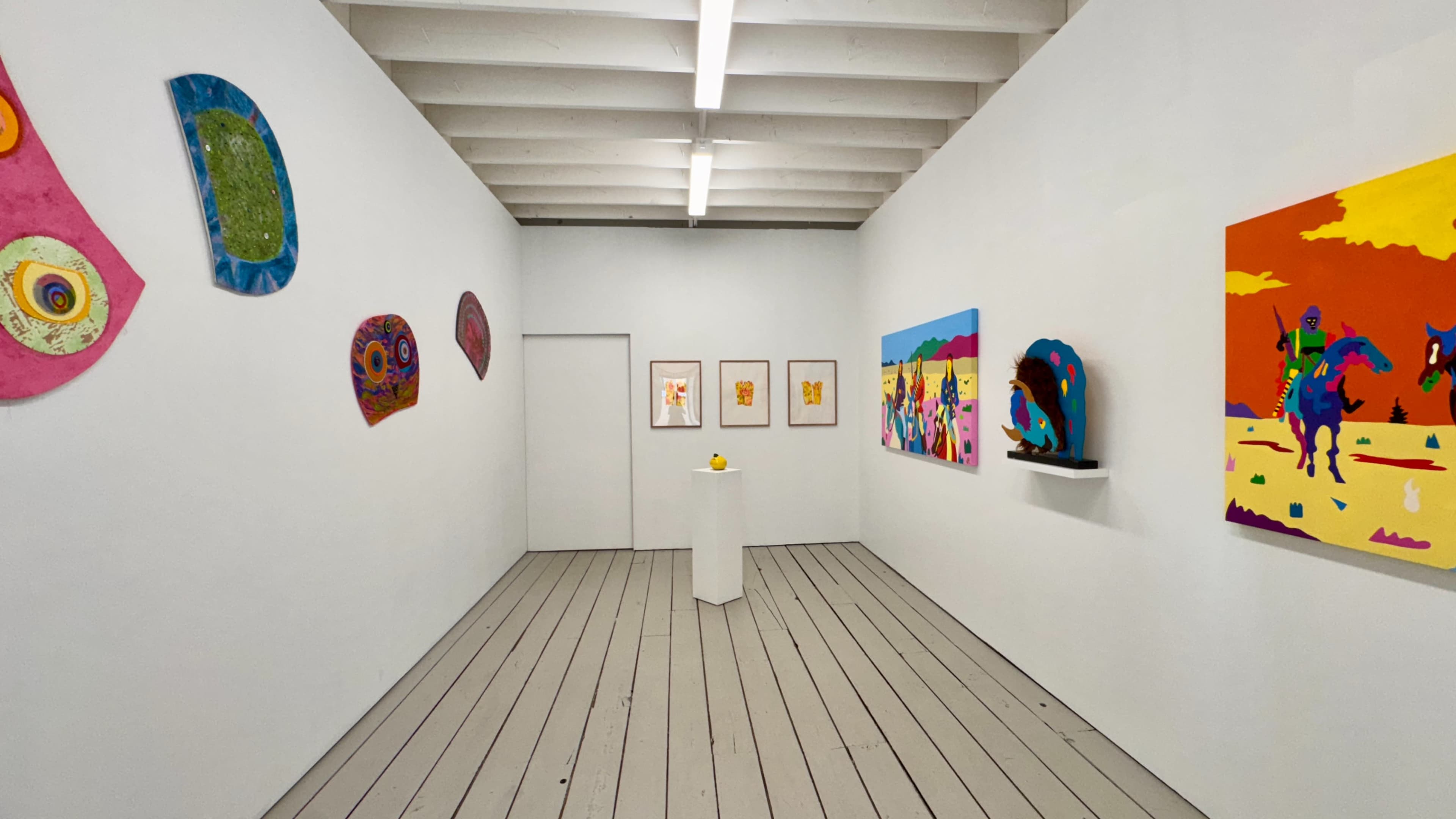 Small white cube art gallery. Image in East Vancouver, Vancouver, BC