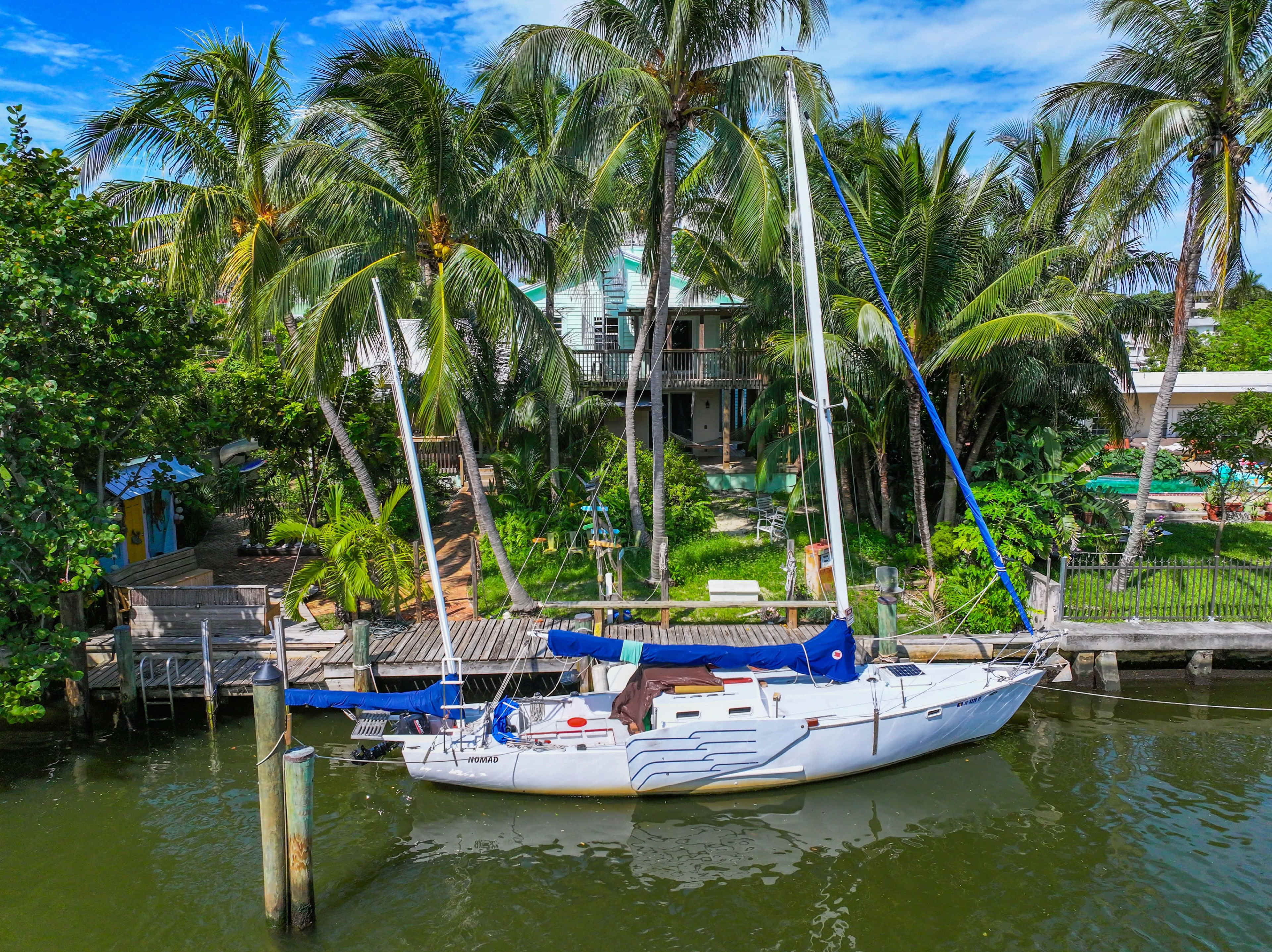 Miami Key-West-Inspired Waterfront Home on Biscayne Bay Image in Upper East Side, Miami Beach, FL