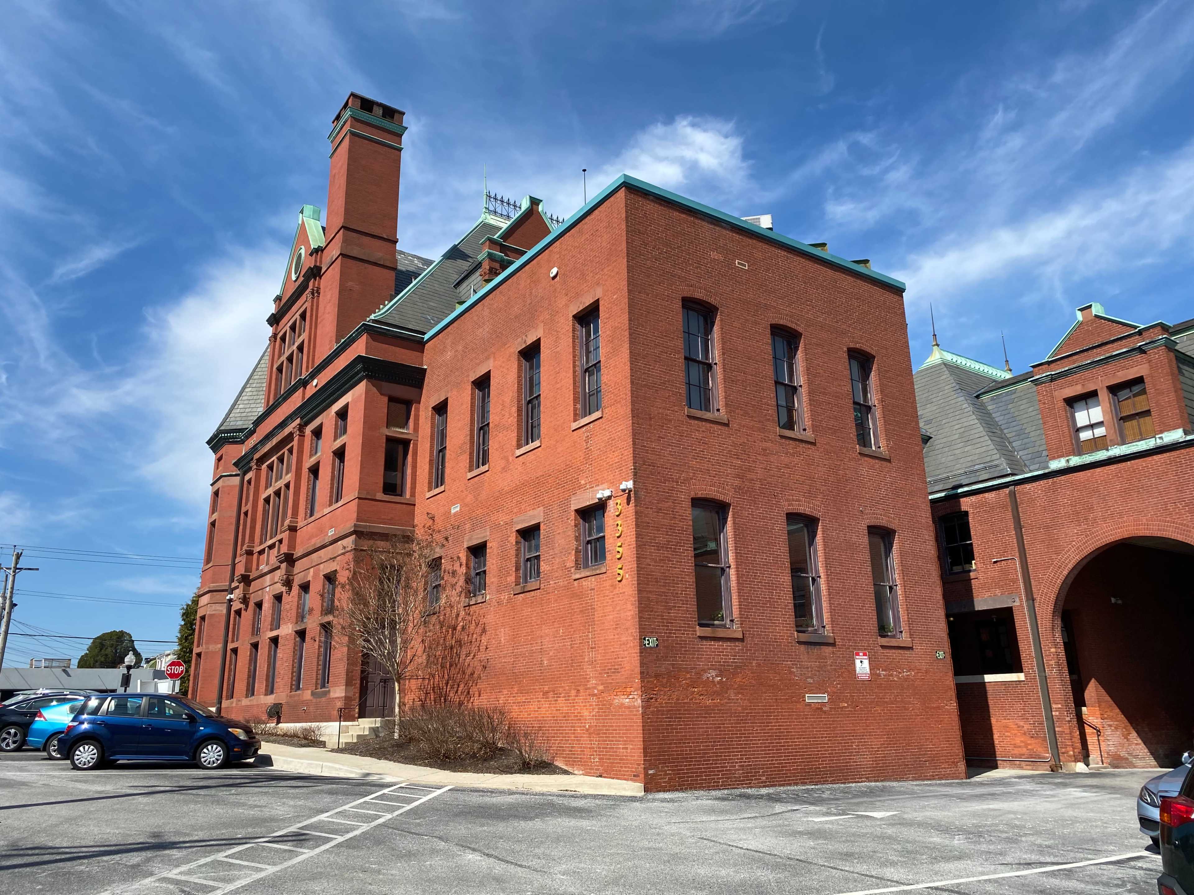 Light-Filled Yoga Studio in Hampden’s Historic Castle Image in Wyman Park, Baltimore, MD