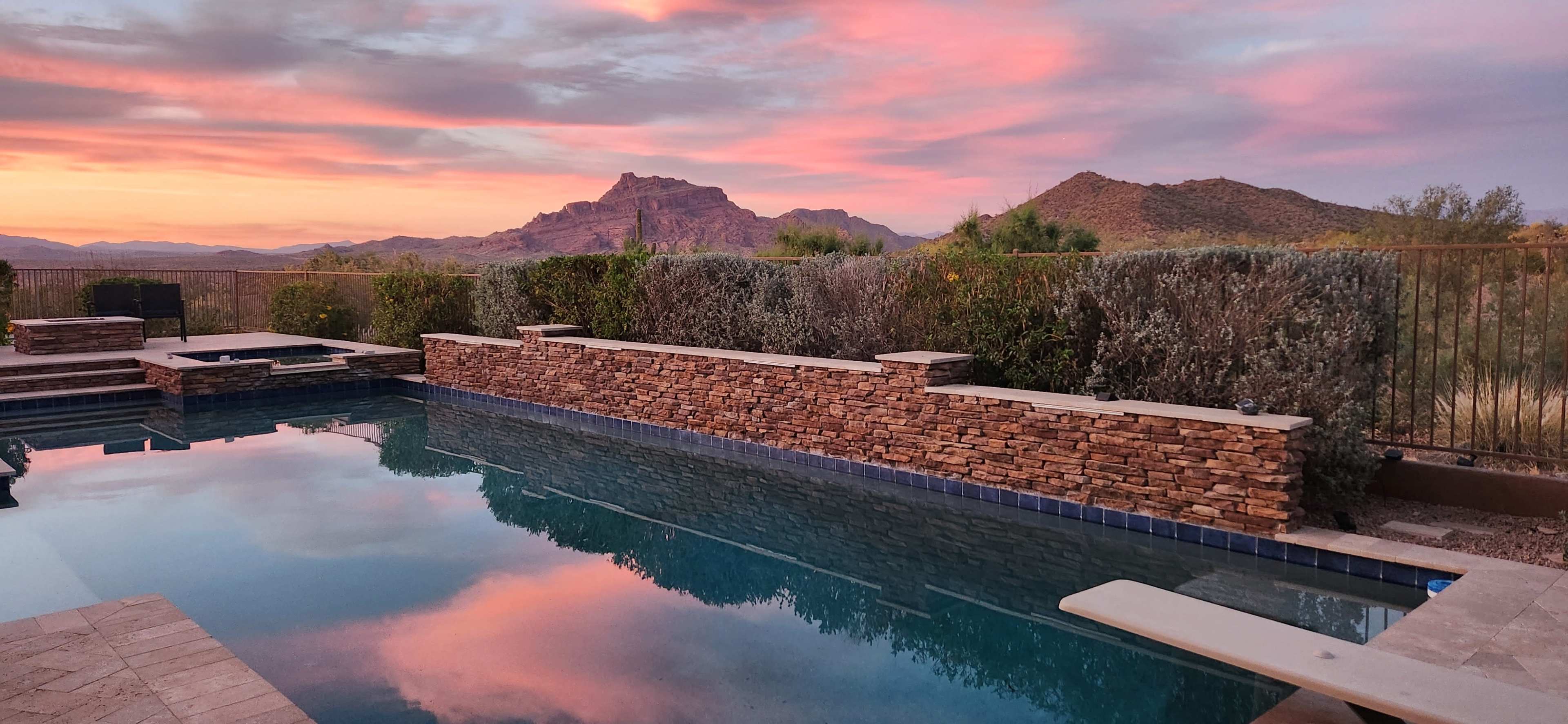 Unbelievable Party Pool View Image in Red Mountain Ranch, Mesa, AZ