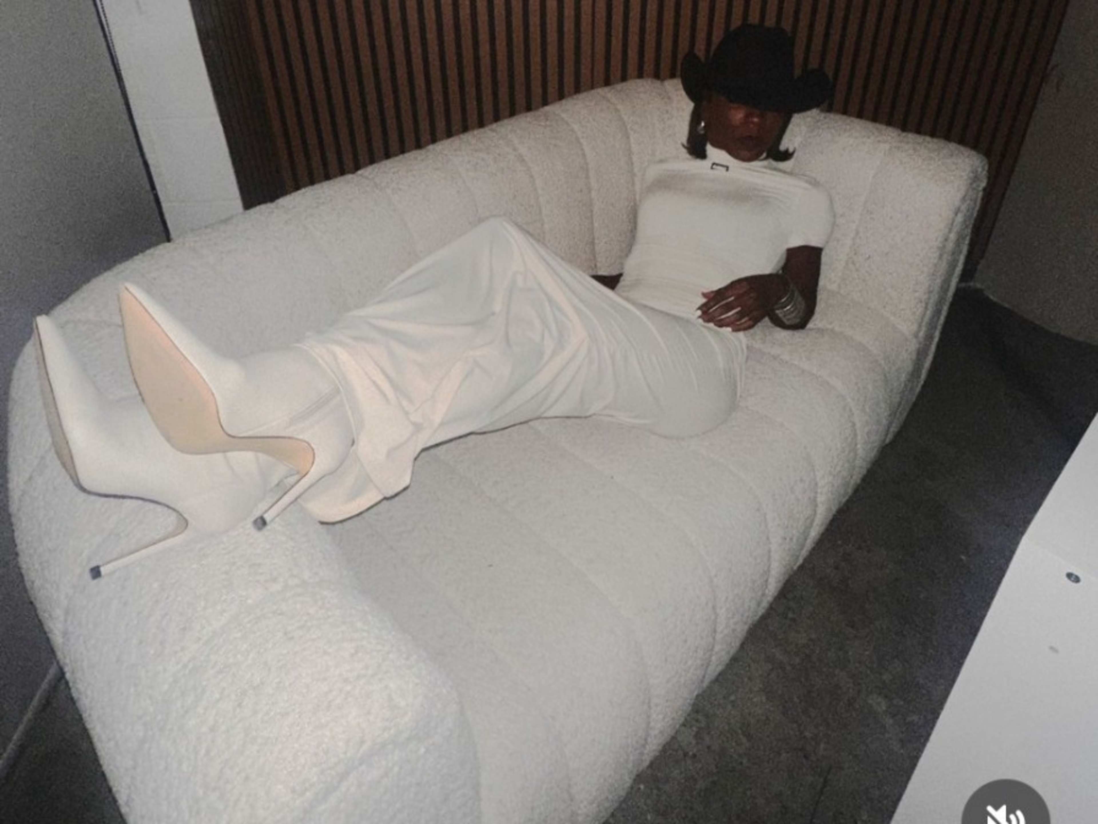 Cozy White Aesthetic Couch