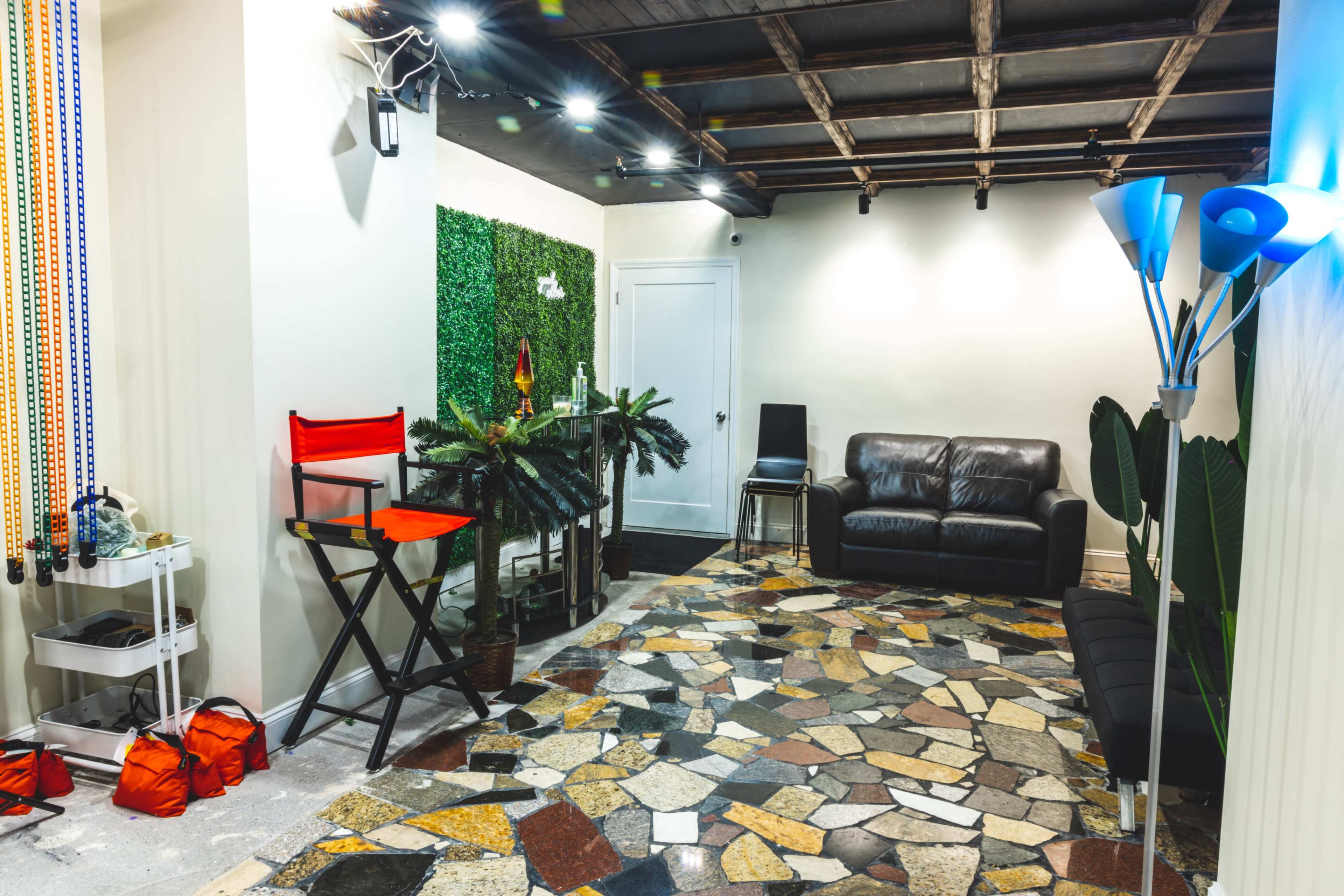 Abstract and Roomy Brooklyn Video and Photo Studio/ Recording Studio Image in Cypress Hills, Brooklyn, NY