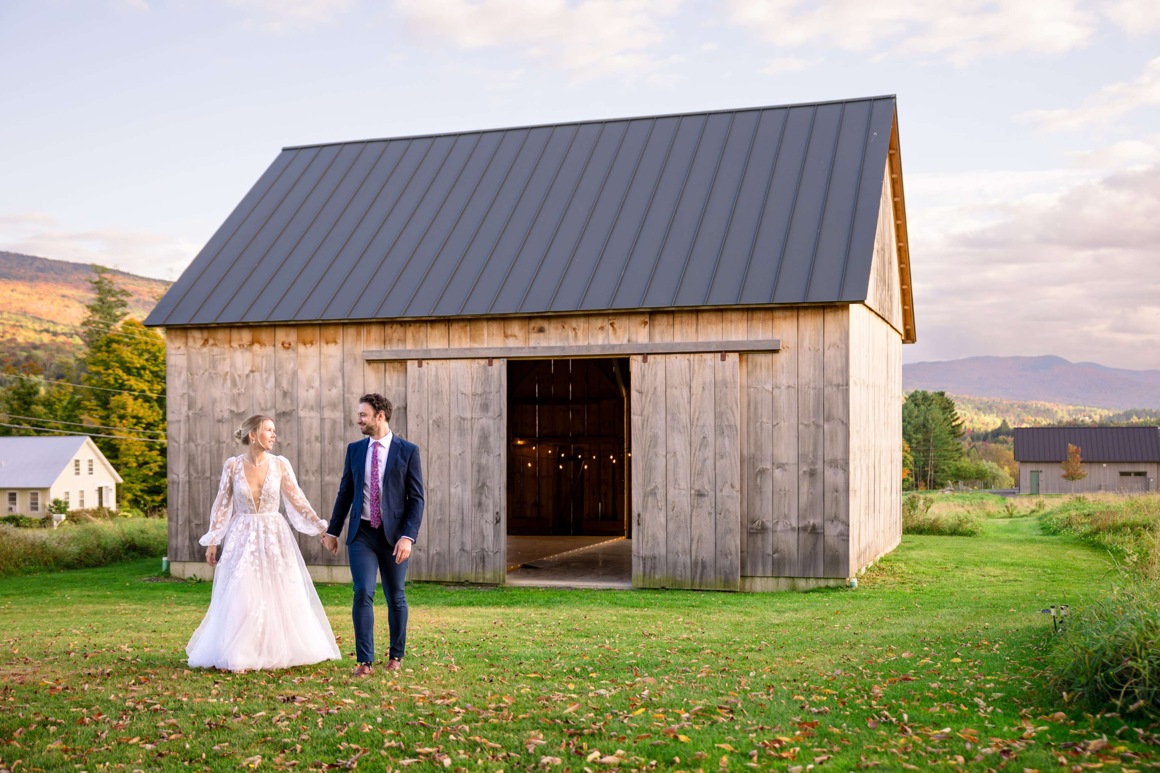 Historic Barn with Mountain View Image in Waitsfield, Waitsfield, VT