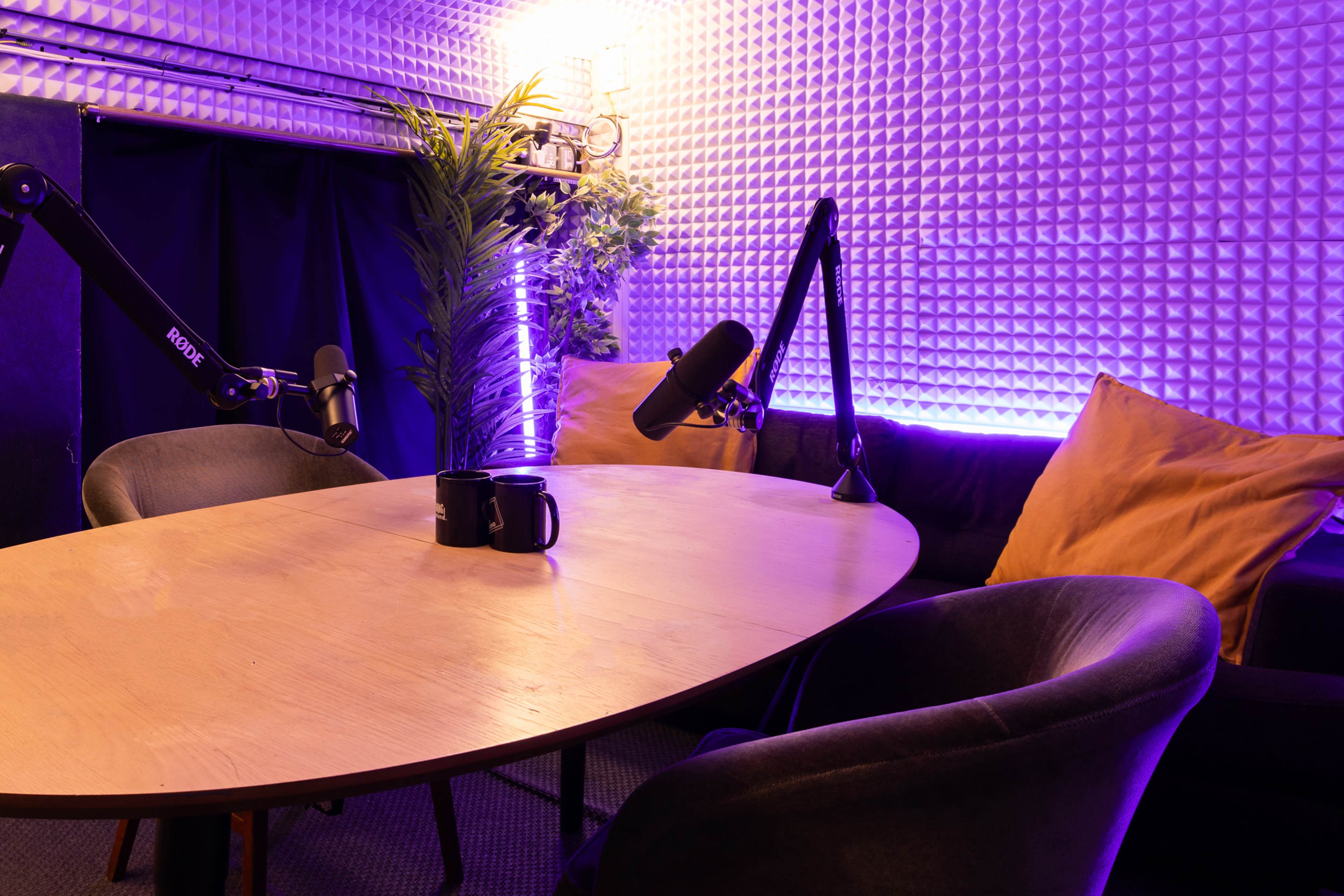 Podcast Studio Image in Soho, London, ENG