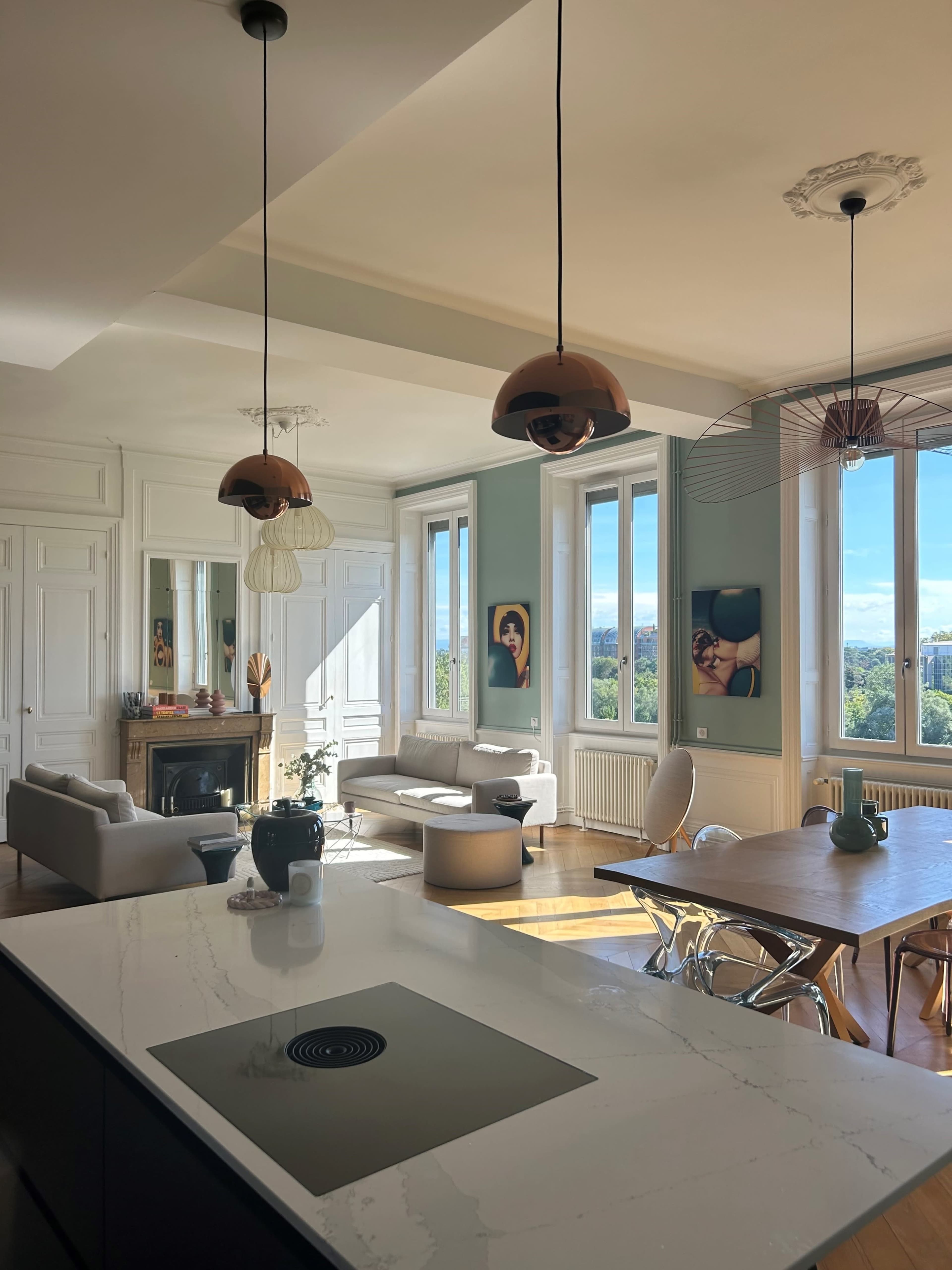 Appartement haussmannien avec vue sur le Rhône et le Parc de la Tête d'Or Image in Saint-Clair, CALUIRE-ET-CUIRE