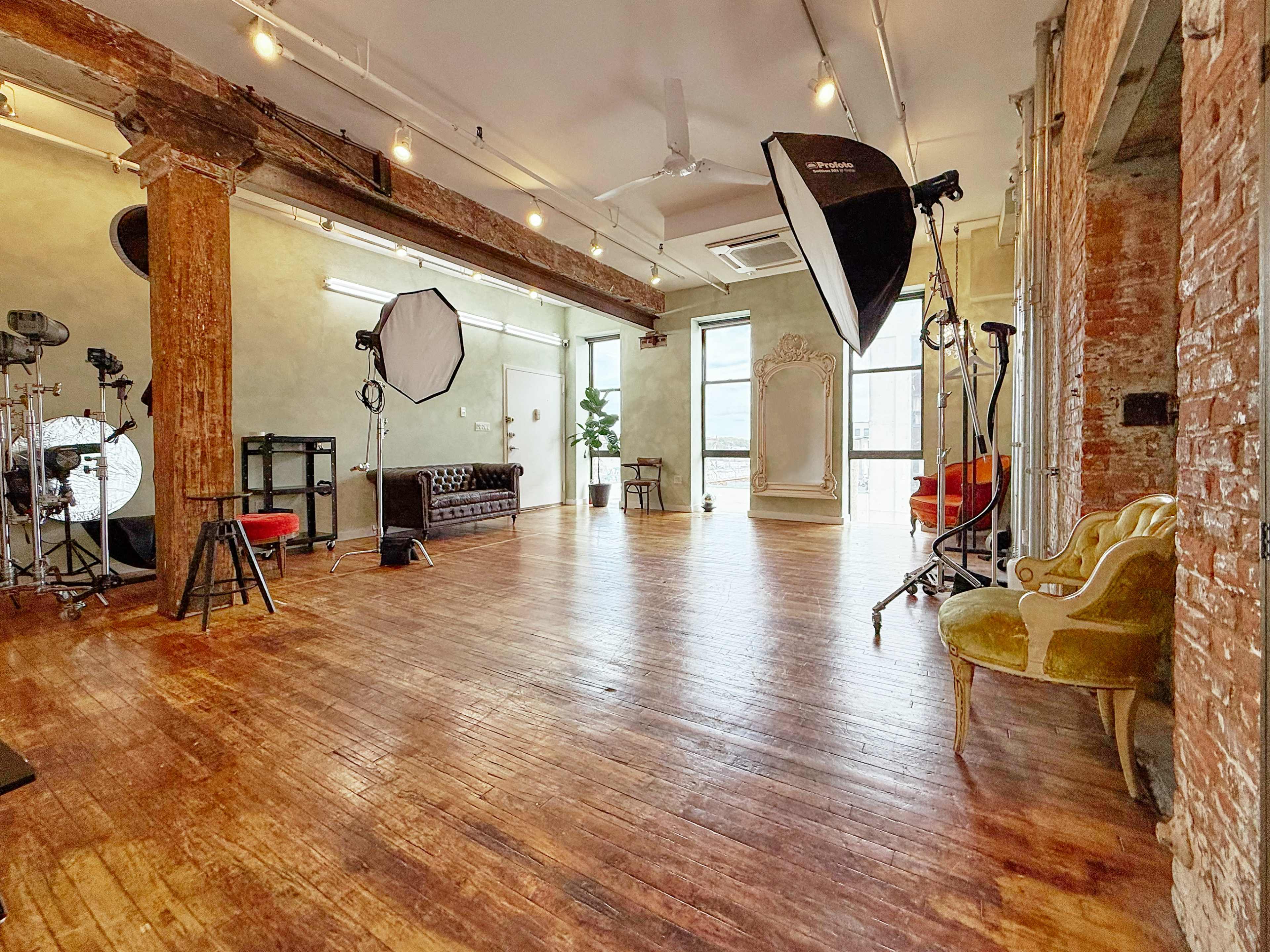 Fully Equipped Photo Studio in Greenpoint | Profoto & RGB Lighting Image in Greenpoint, Brooklyn, NY