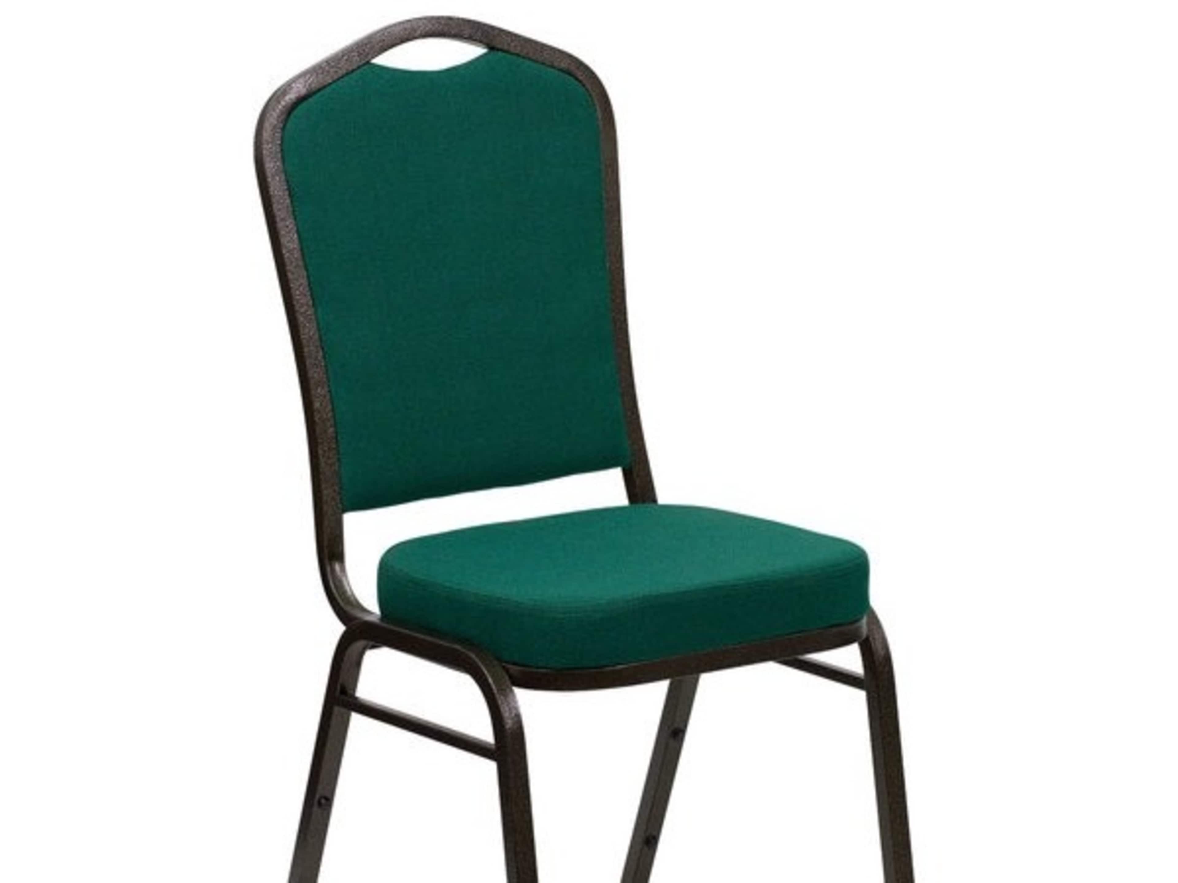 Green Padded Chairs (Not rolling chairs)