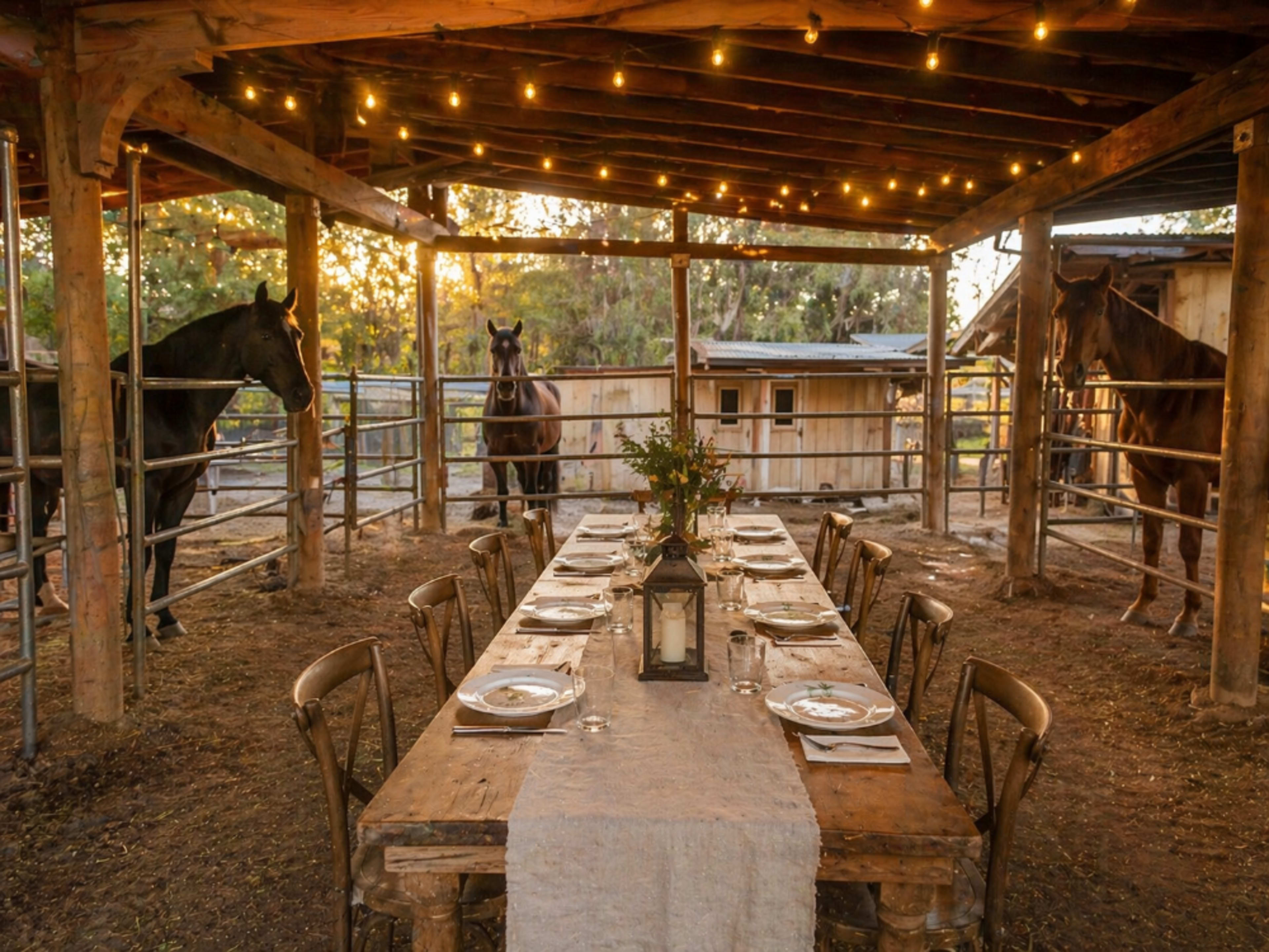 Dinner with the Ponies