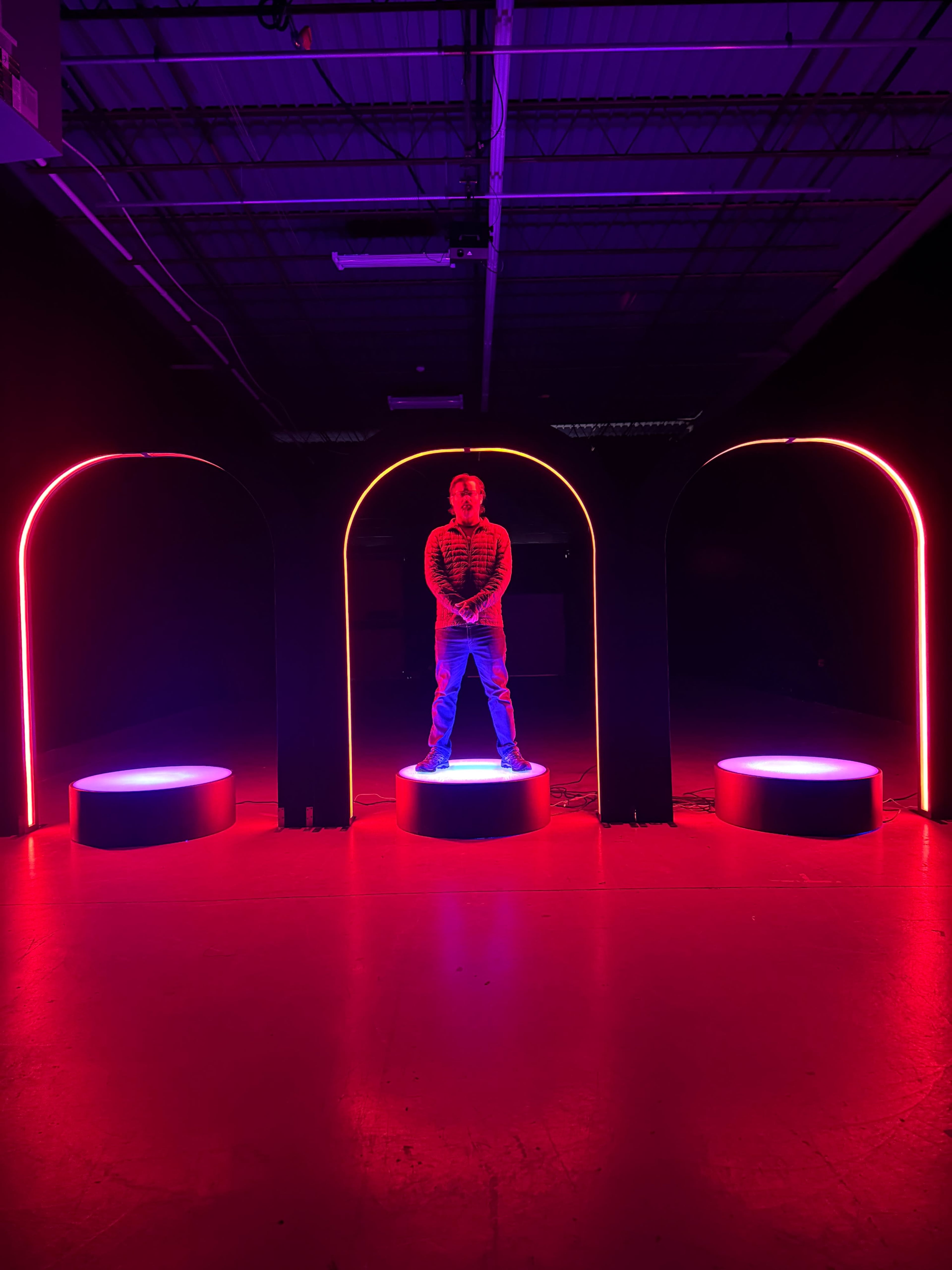 LED Arch set Warehouse and Office studio location Image in Doraville, Atlanta, GA