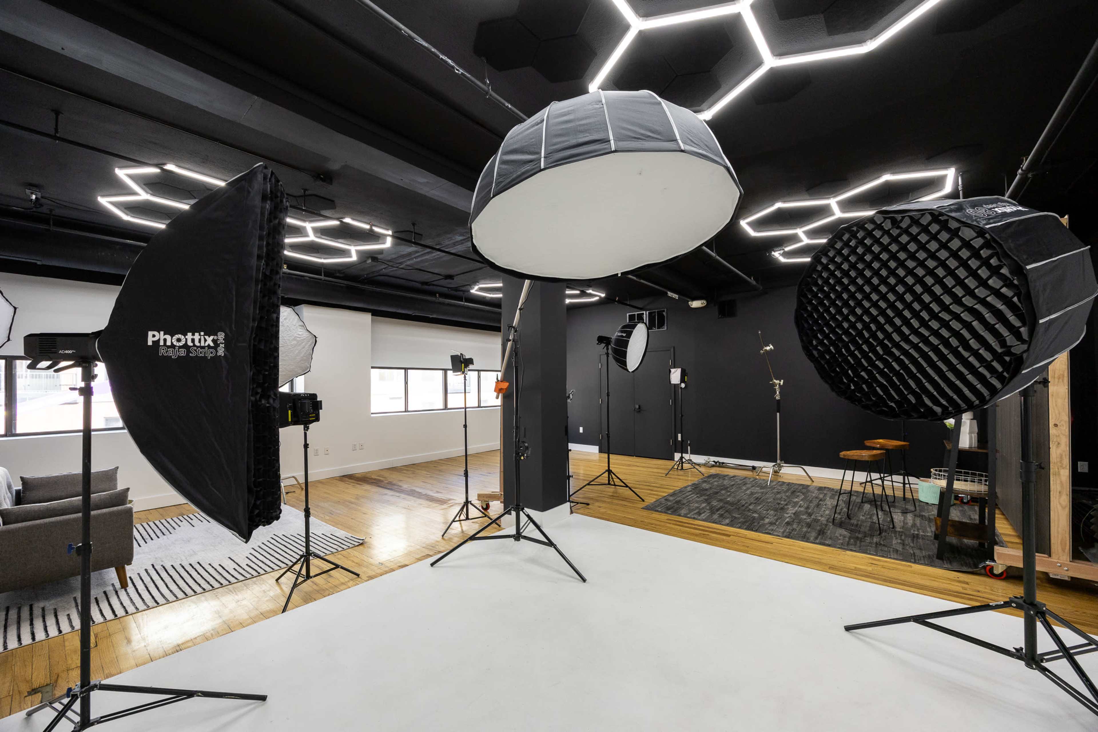 Downtown Photo & Video Studio with Cyclorama Wall Image in Oakhill Jackson, Cedar Rapids, IA