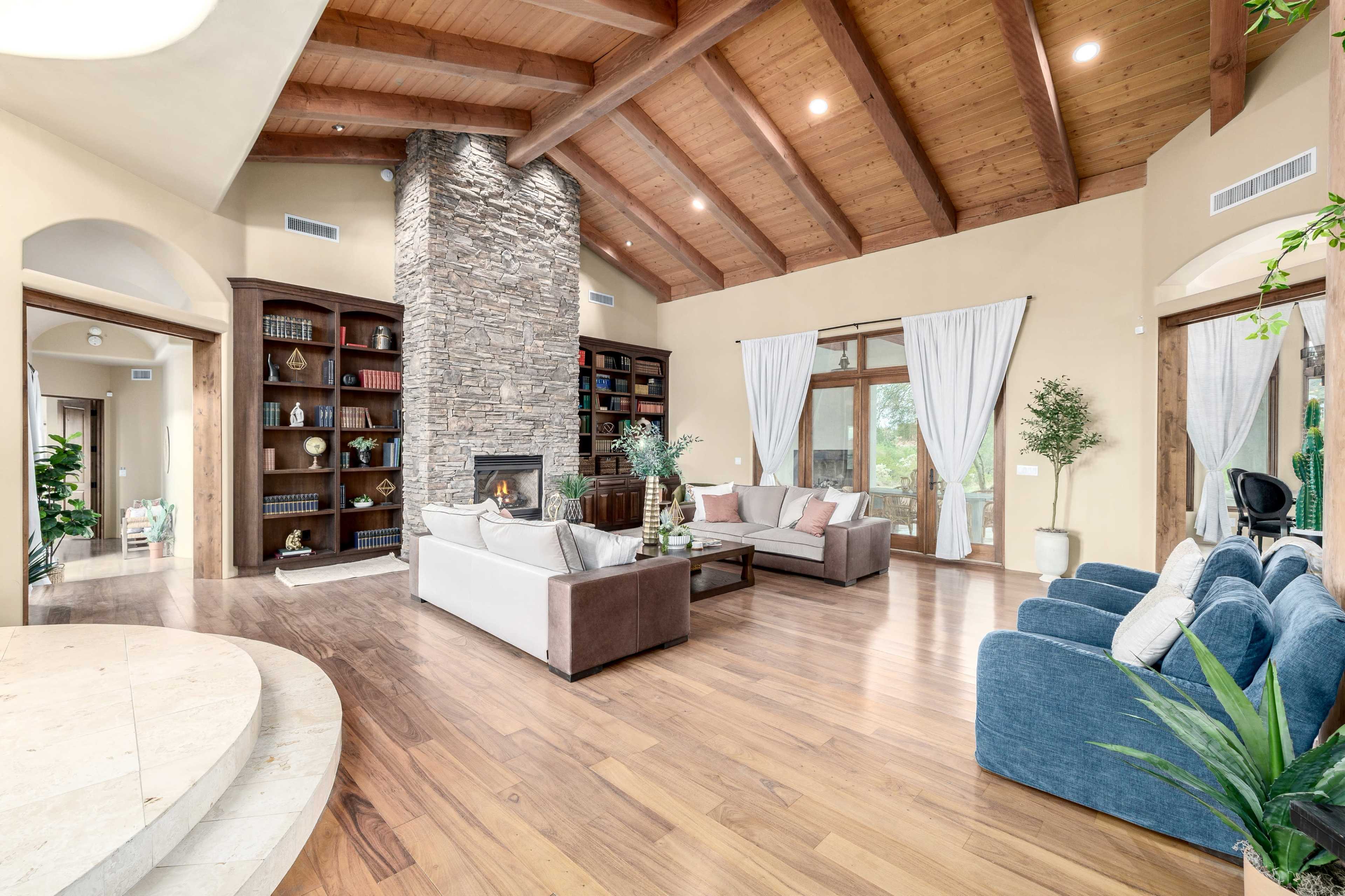 Custom Home @ Base pf Superstition Mountains. Open Chefs Kitchen. Image in , Apache Junction, AZ