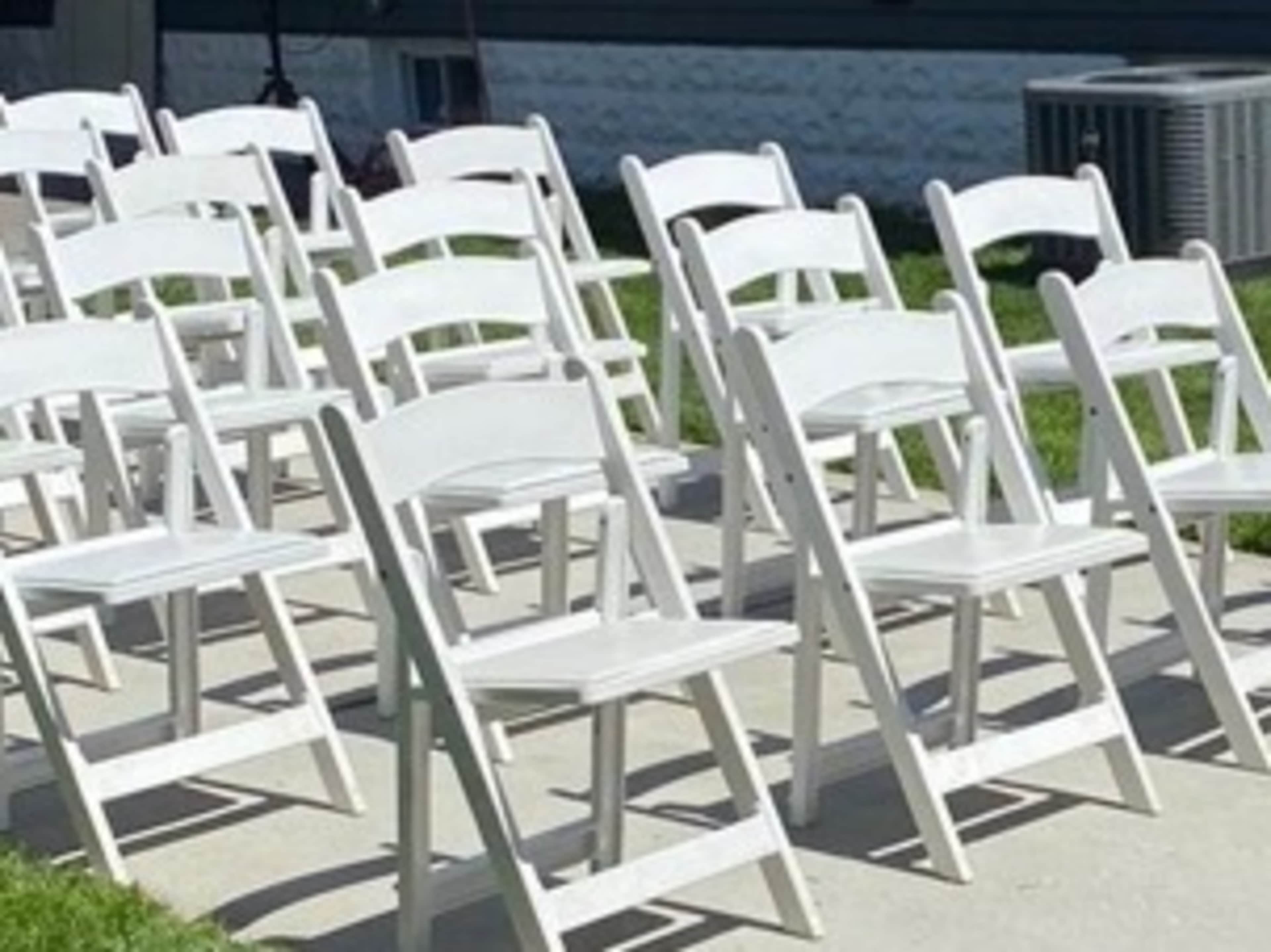 White Resin Chairs