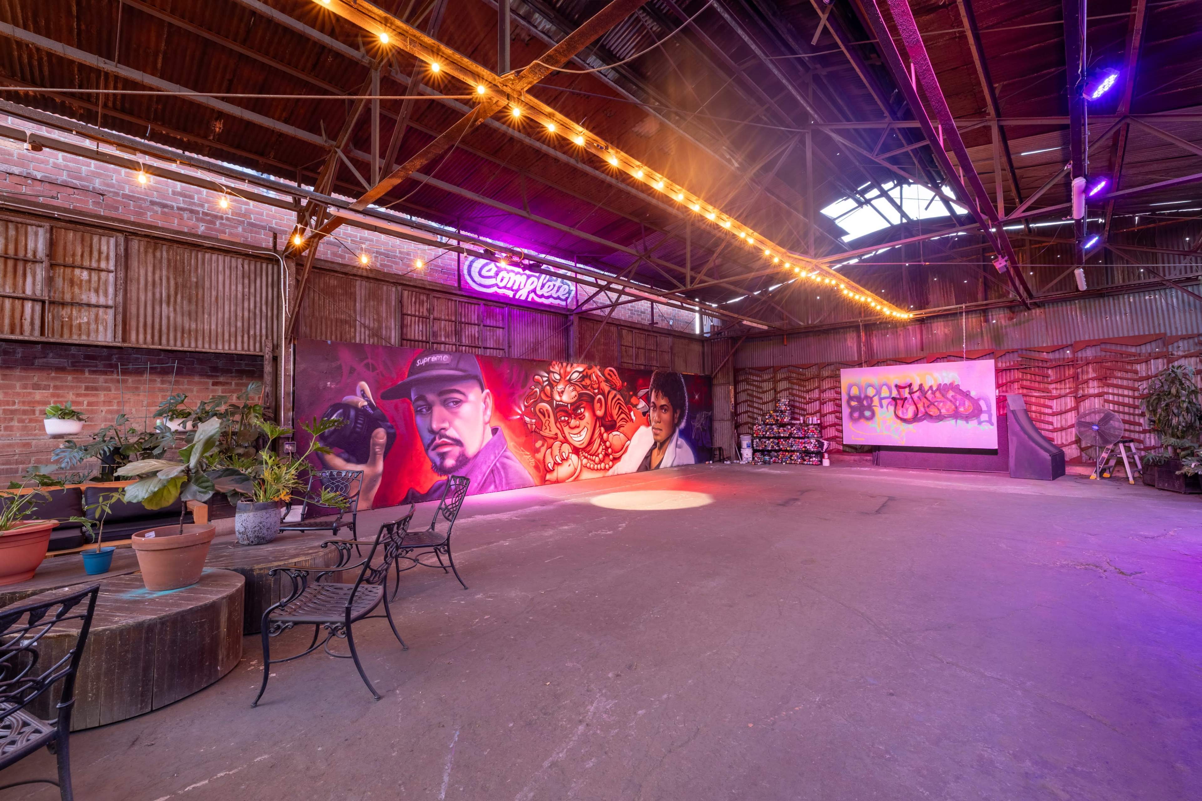 Industrial Arts Warehouse w/ Street Art Walls & Open Floor Plan Image in Downtown Los Angeles, Los Angeles, CA