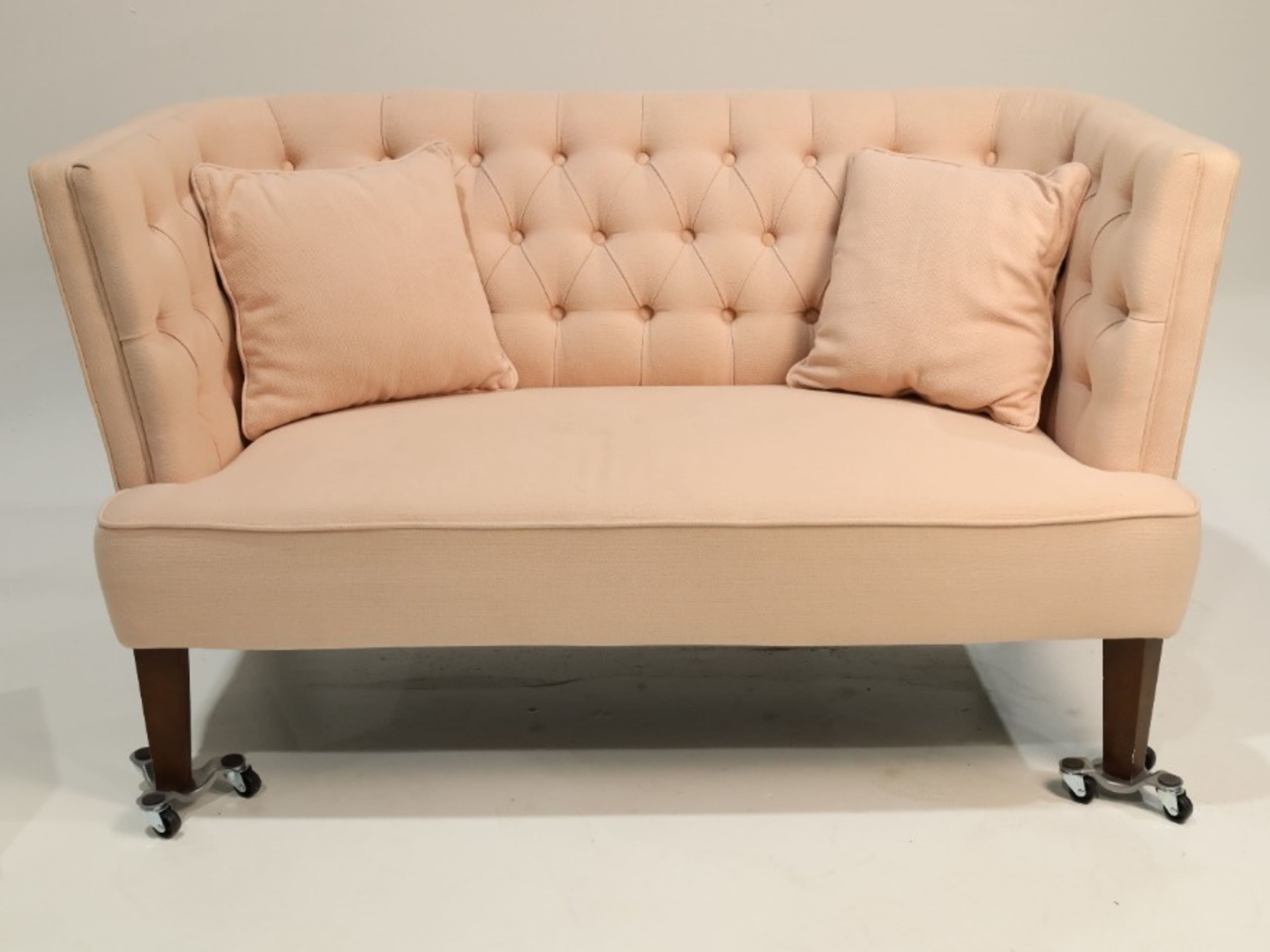 Pink Loveseat 