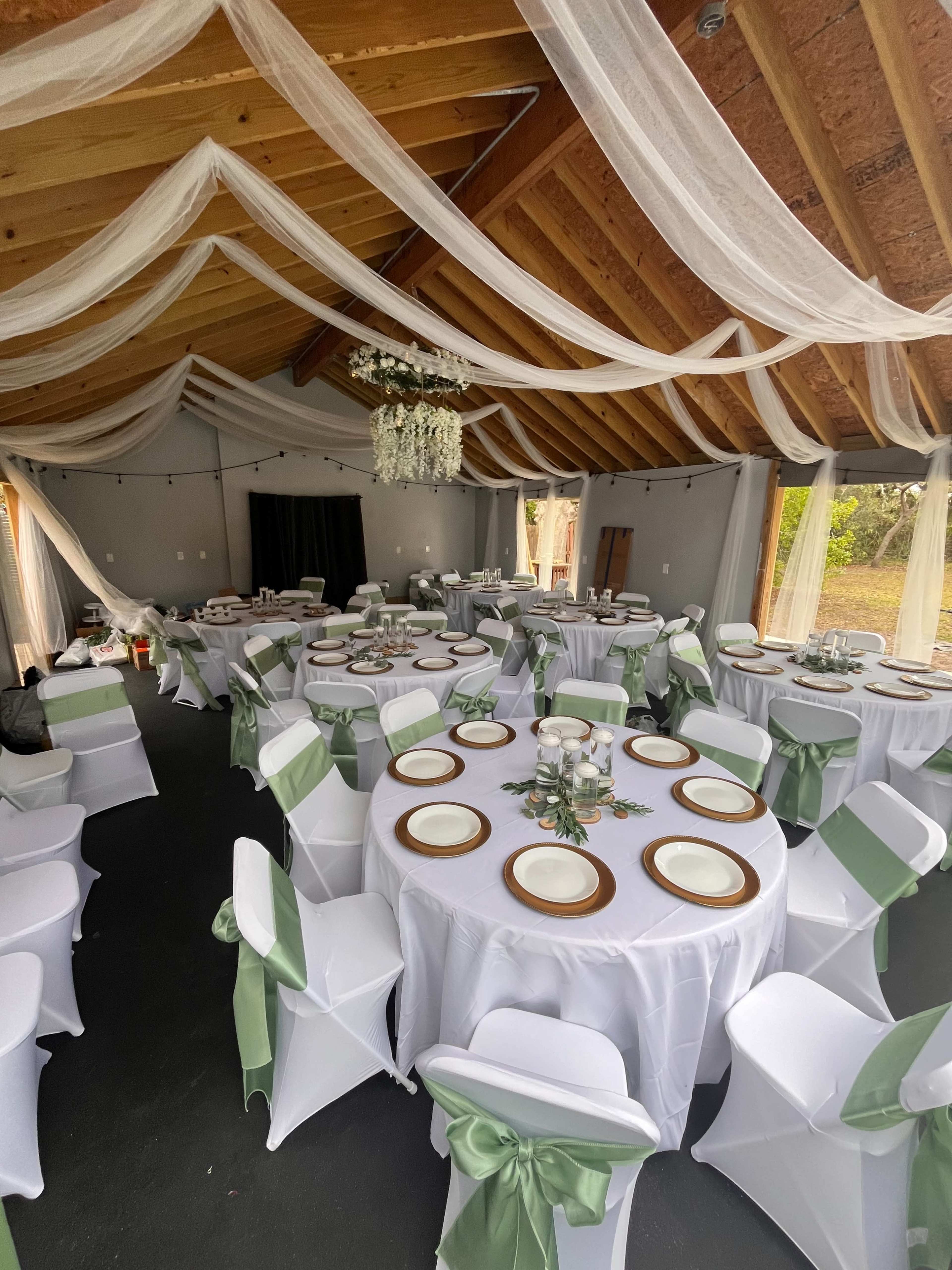 Covered outdoor event venue in the heart of the ICW/Mayo Clinic area.  This beautiful backyard space is a blank canvas for your special event! Image in Golden Glades/The Woods, Jacksonville, FL