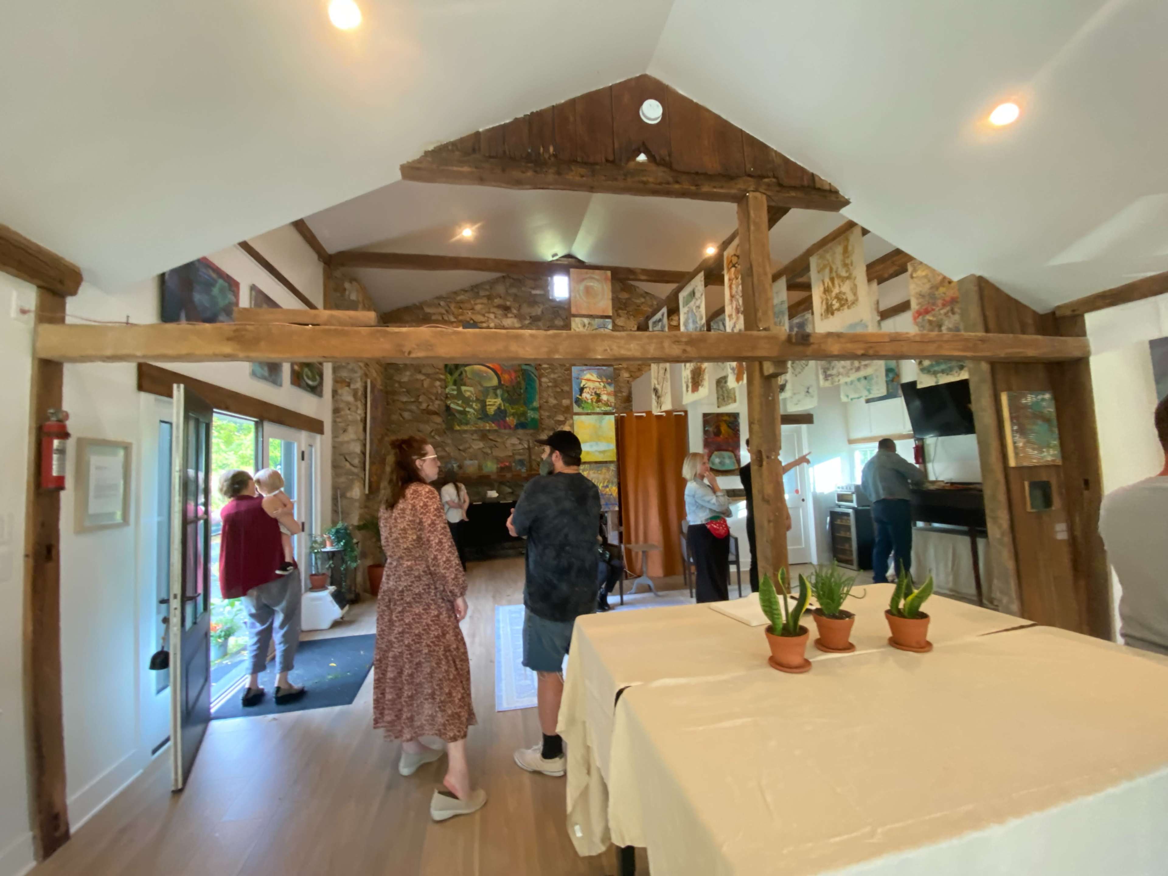 Picturesque Gallery Space in a Historic Barn Image in West Vincent Township, Chester Springs, PA