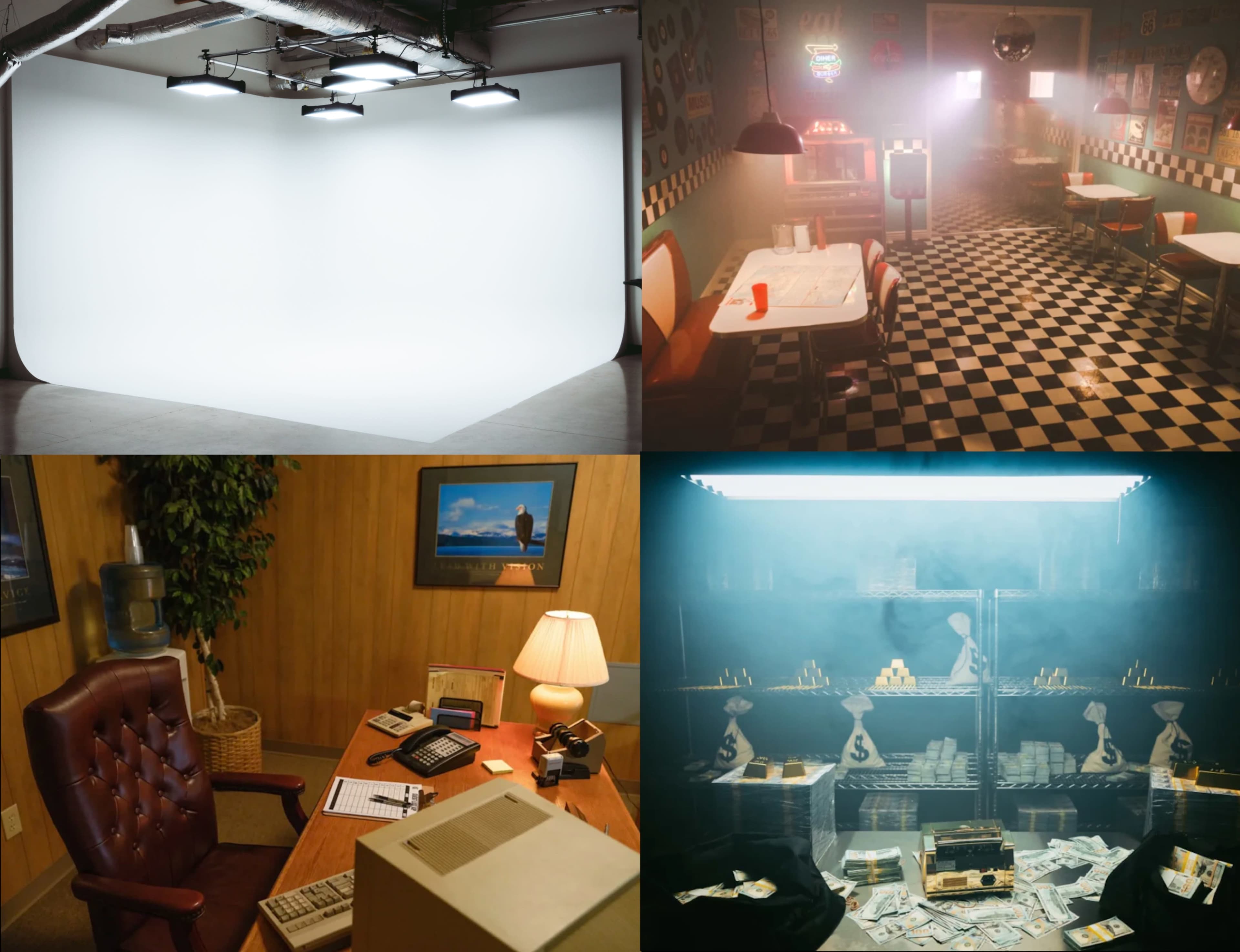take-studio Warehouse with 20+ Film & Photo Sets / 1 Take Studios, tempe, AZ