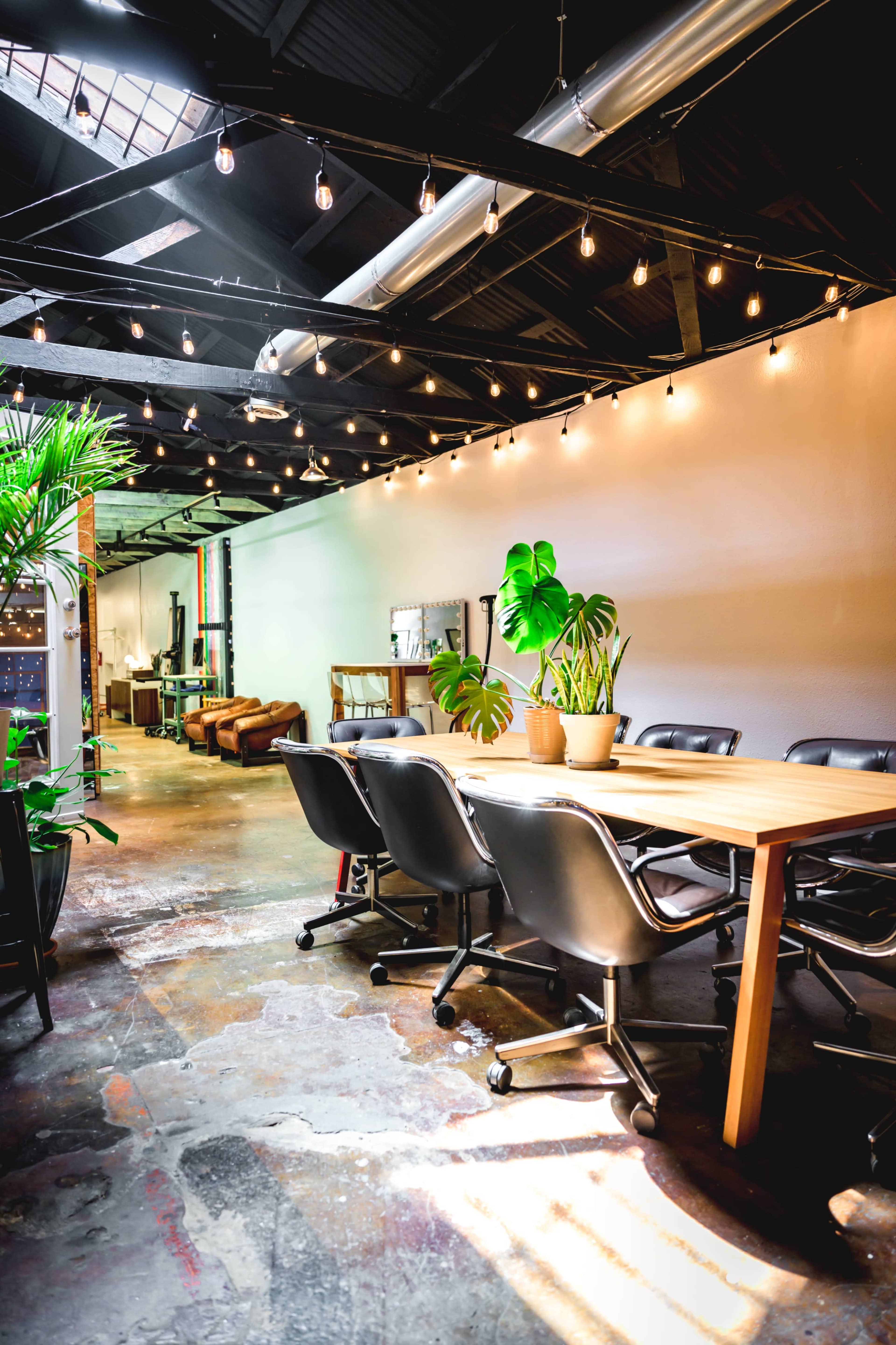 Industrial Loft-Style Studio & Event Space | Cyclorama Wall + Vintage Lounge Image in Barrio Logan, San Diego, CA