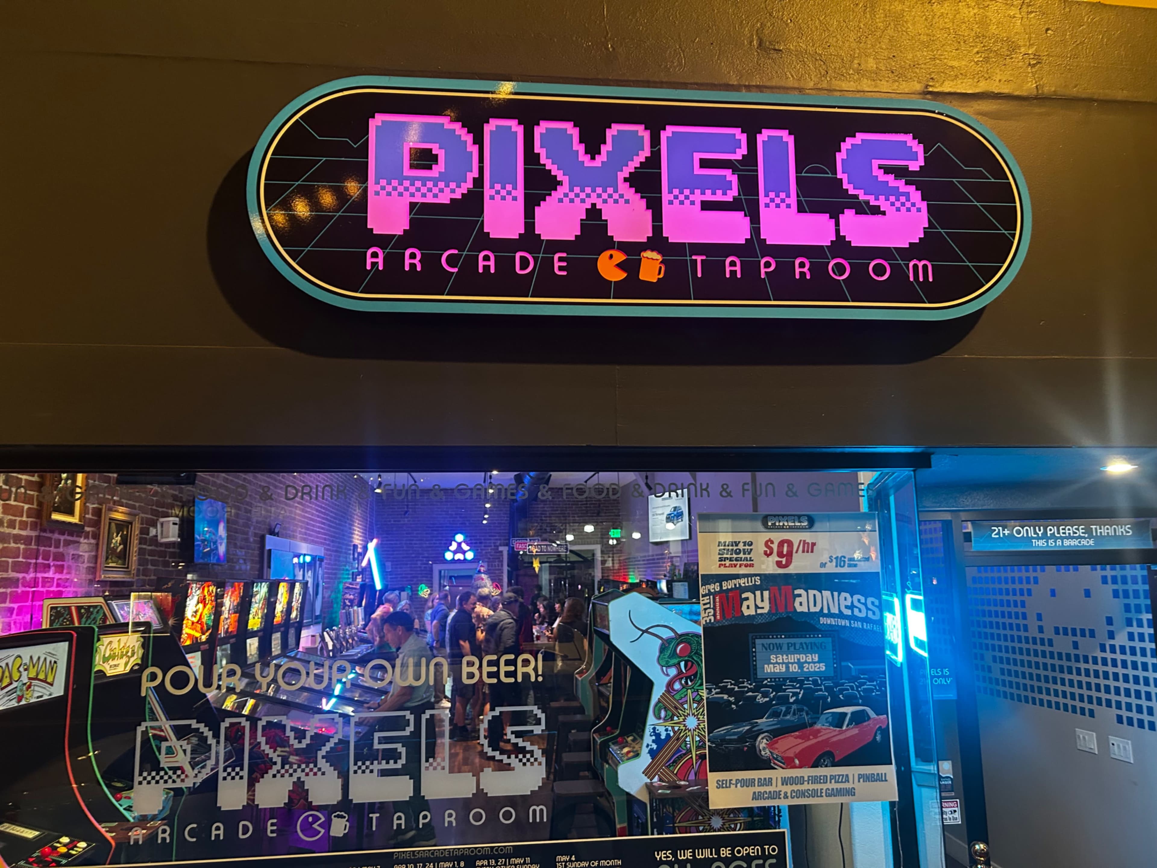 Arcade Bar with Retro Arcade & Pinball Games Image in San Rafael, San Rafael, CA