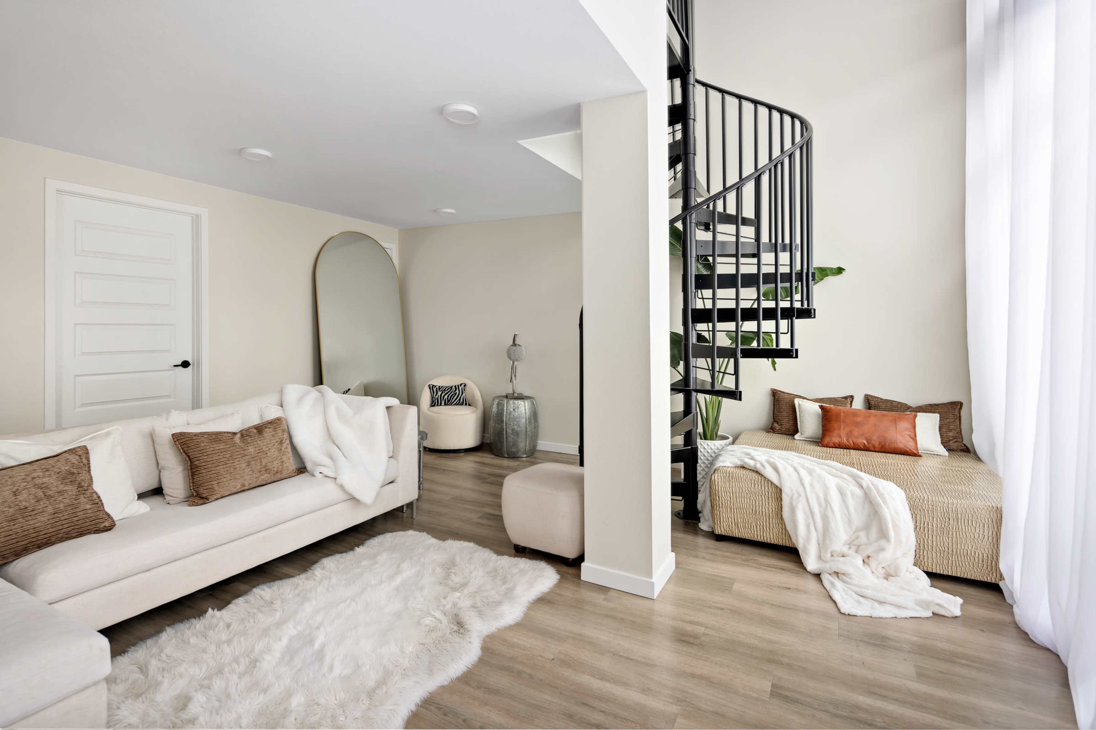 Contemporary Loft with Spiral staircase Image in Baker, Denver, CO