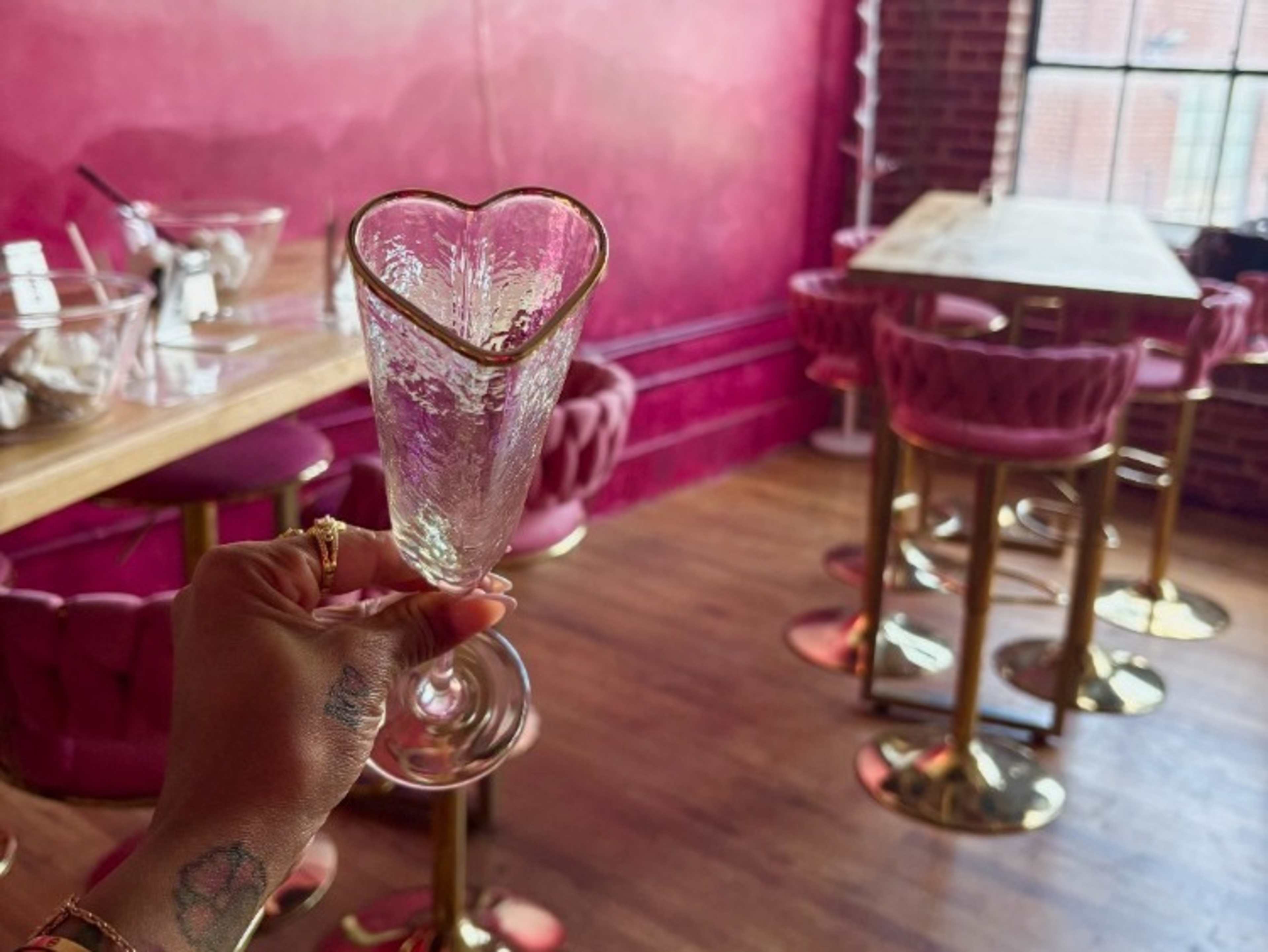 10- Heart Shaped Glassware