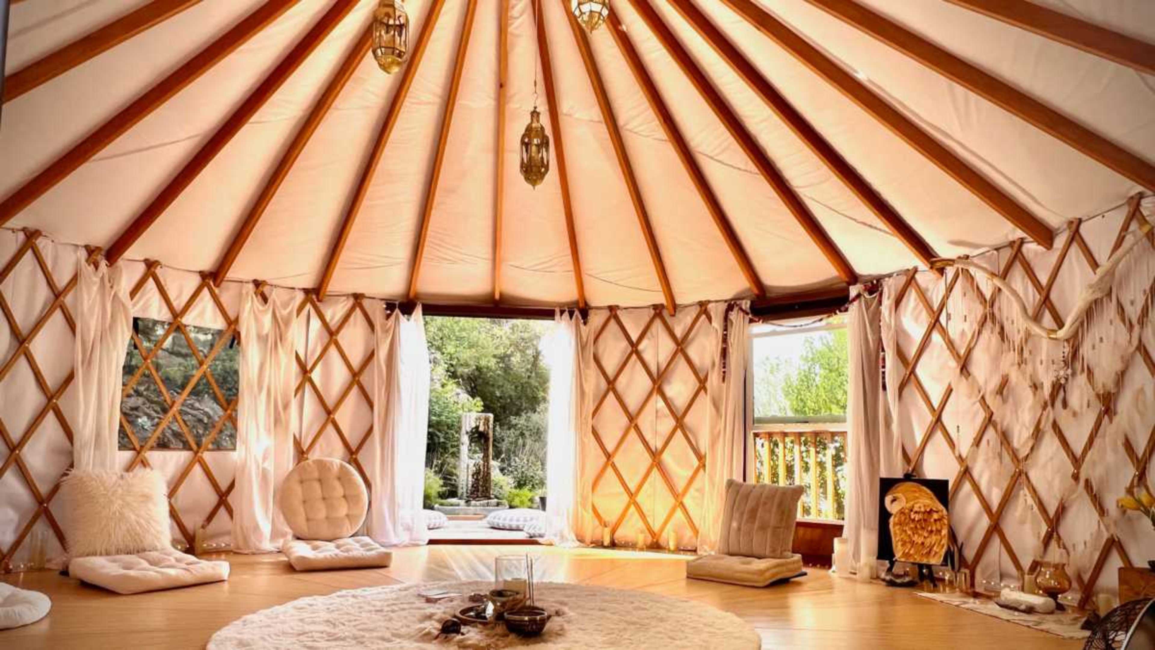 The Sacred Yurt at The Owl’s Nest — A Magical Sanctuary for Gatherings & Creative Experiences Image in Malibou Lake, Agoura Hills, CA